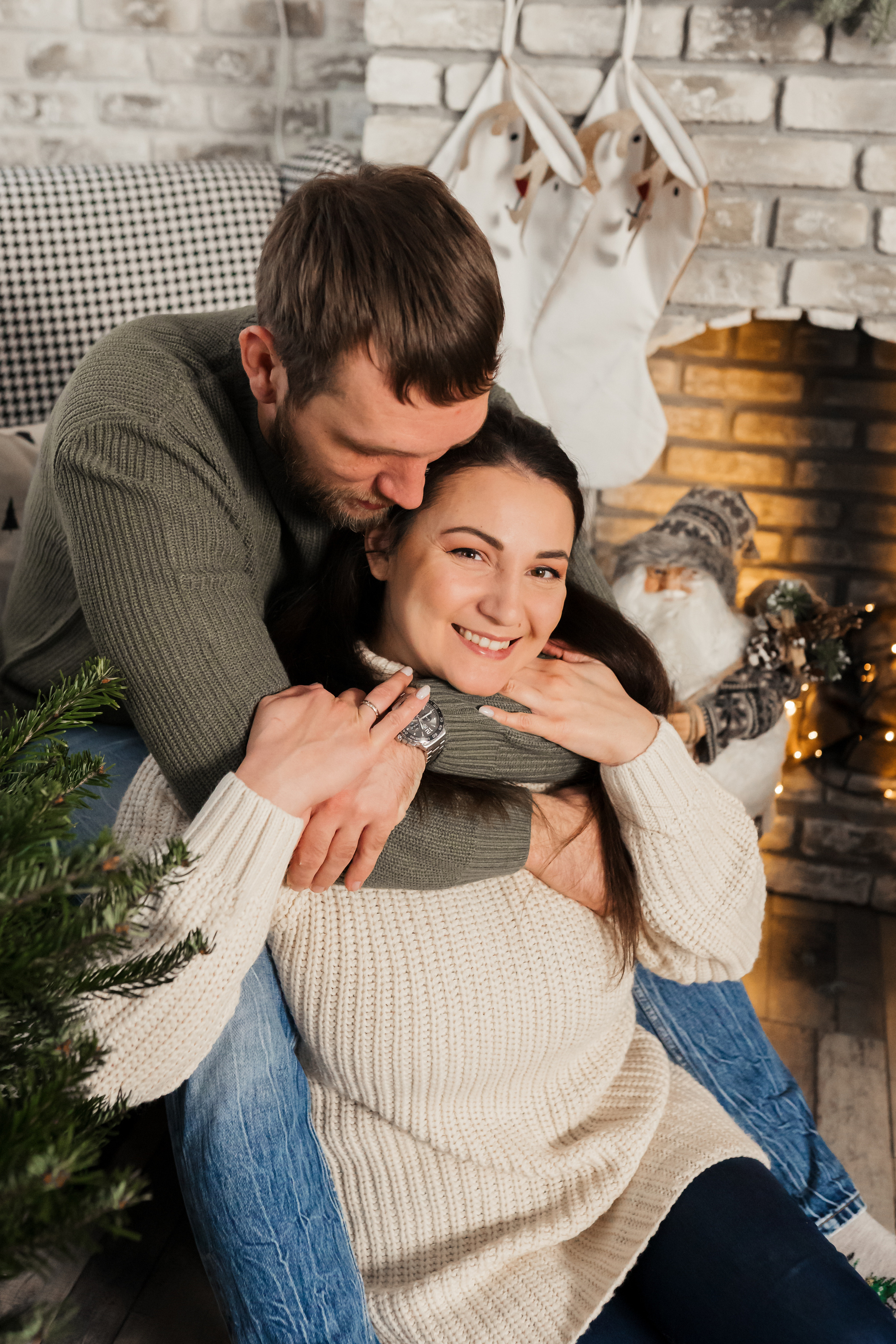 Новогодняя фотосессия на дом. Фотограф новорожденных Москва, Домодедово