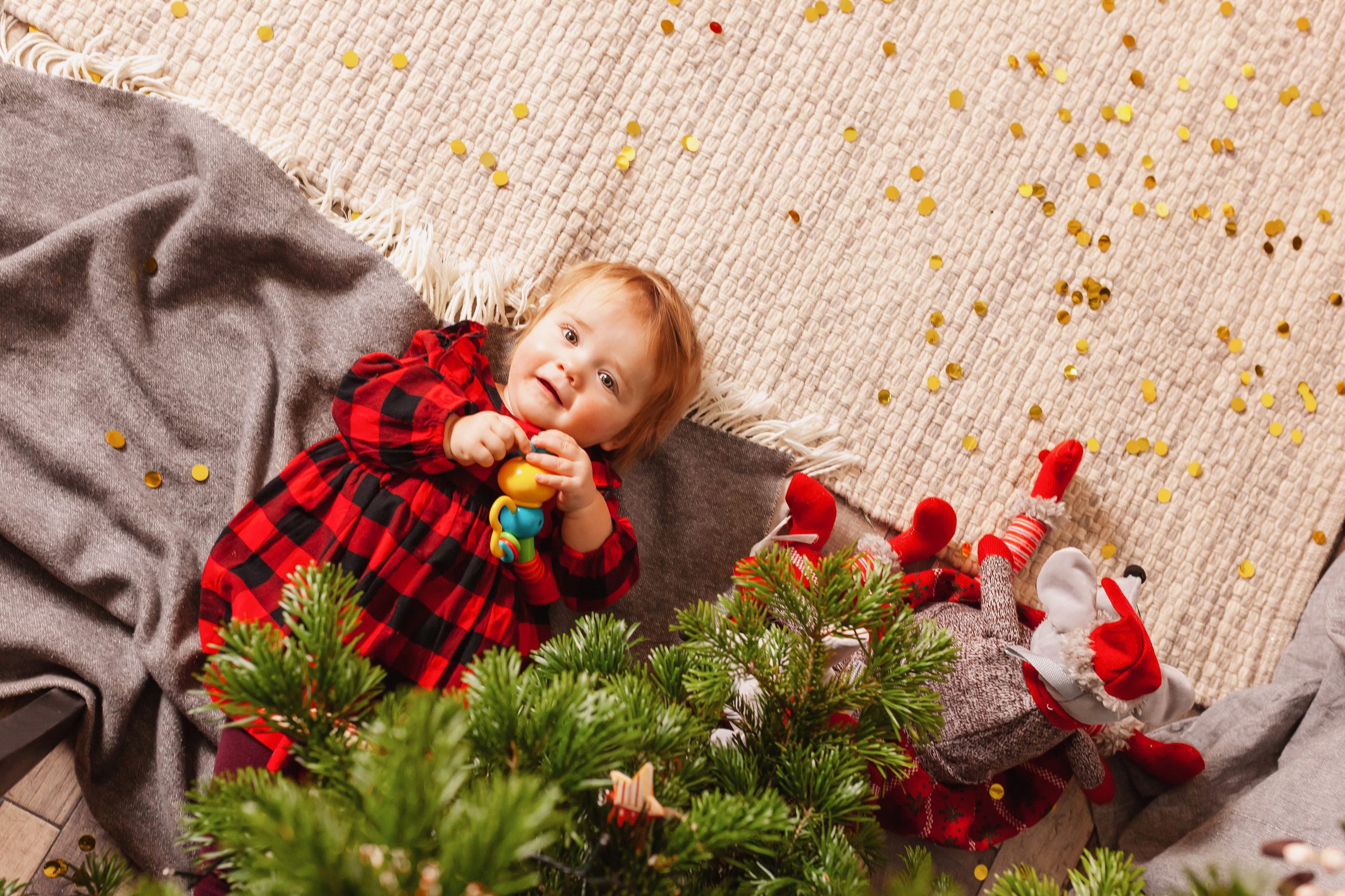 Новогодняя фотосессия в Видном. Фотограф новорожденных Москва, Домодедово