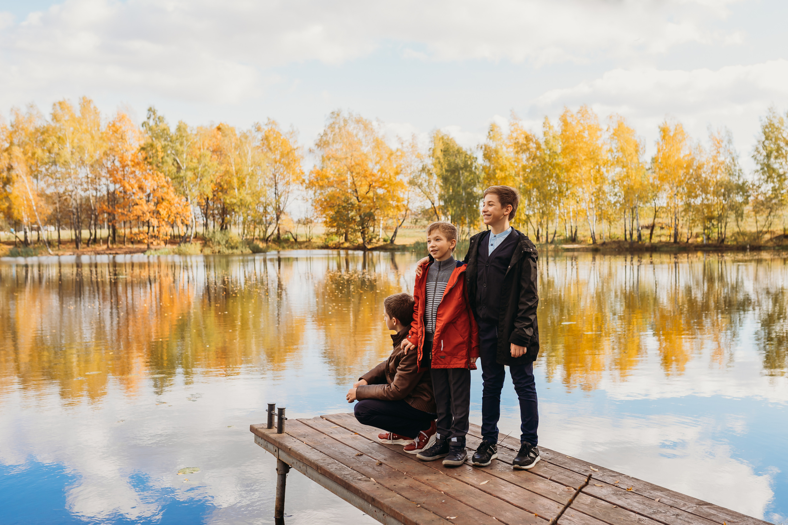 Прогулка осень в Домодедово. Фотограф новорожденных Москва, Домодедово