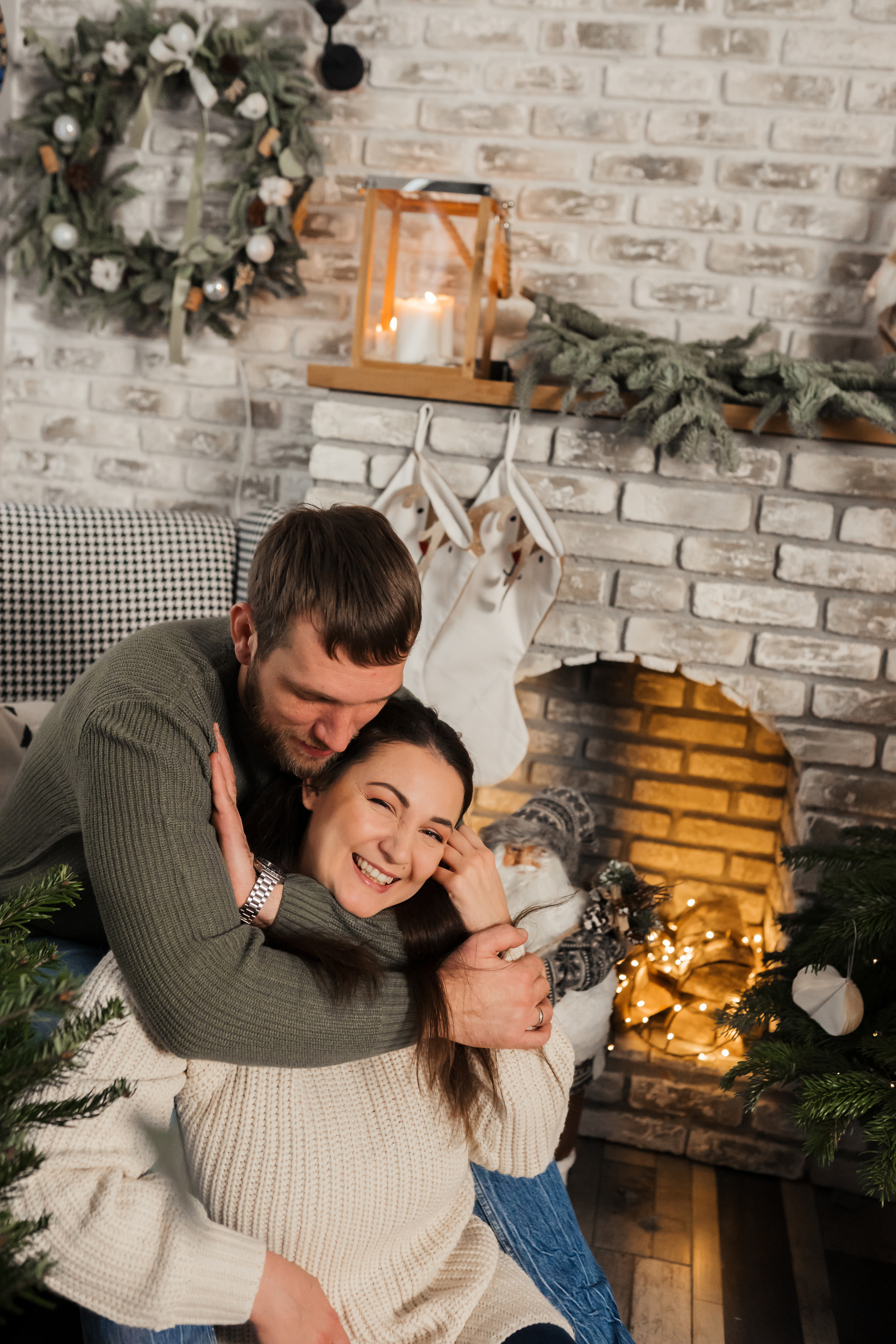 Новогодняя фотосессия на дом. Фотограф новорожденных Москва, Домодедово