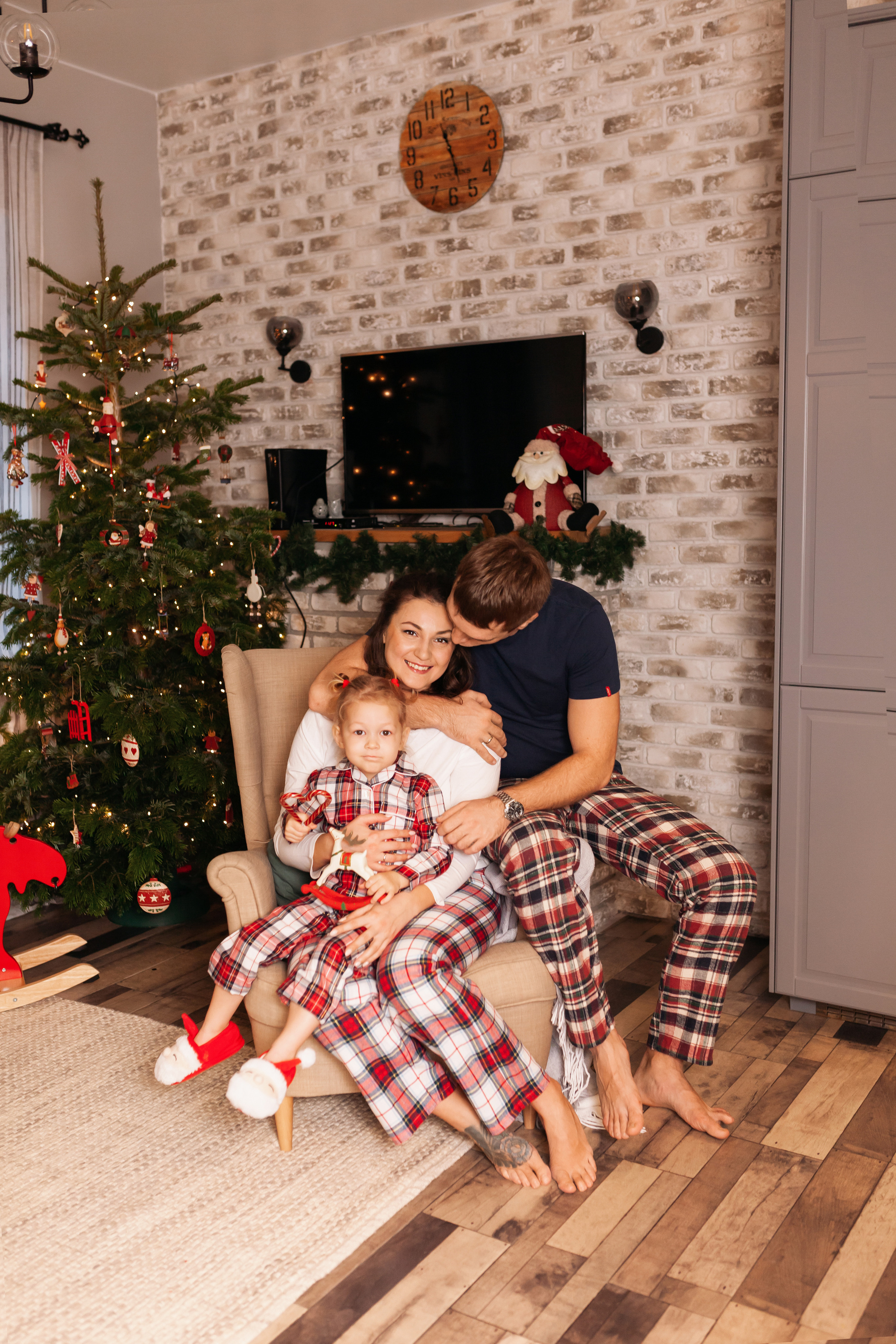 Новогодняя фотосессия в Домодедово. Фотограф новорожденных Москва, Домодедово