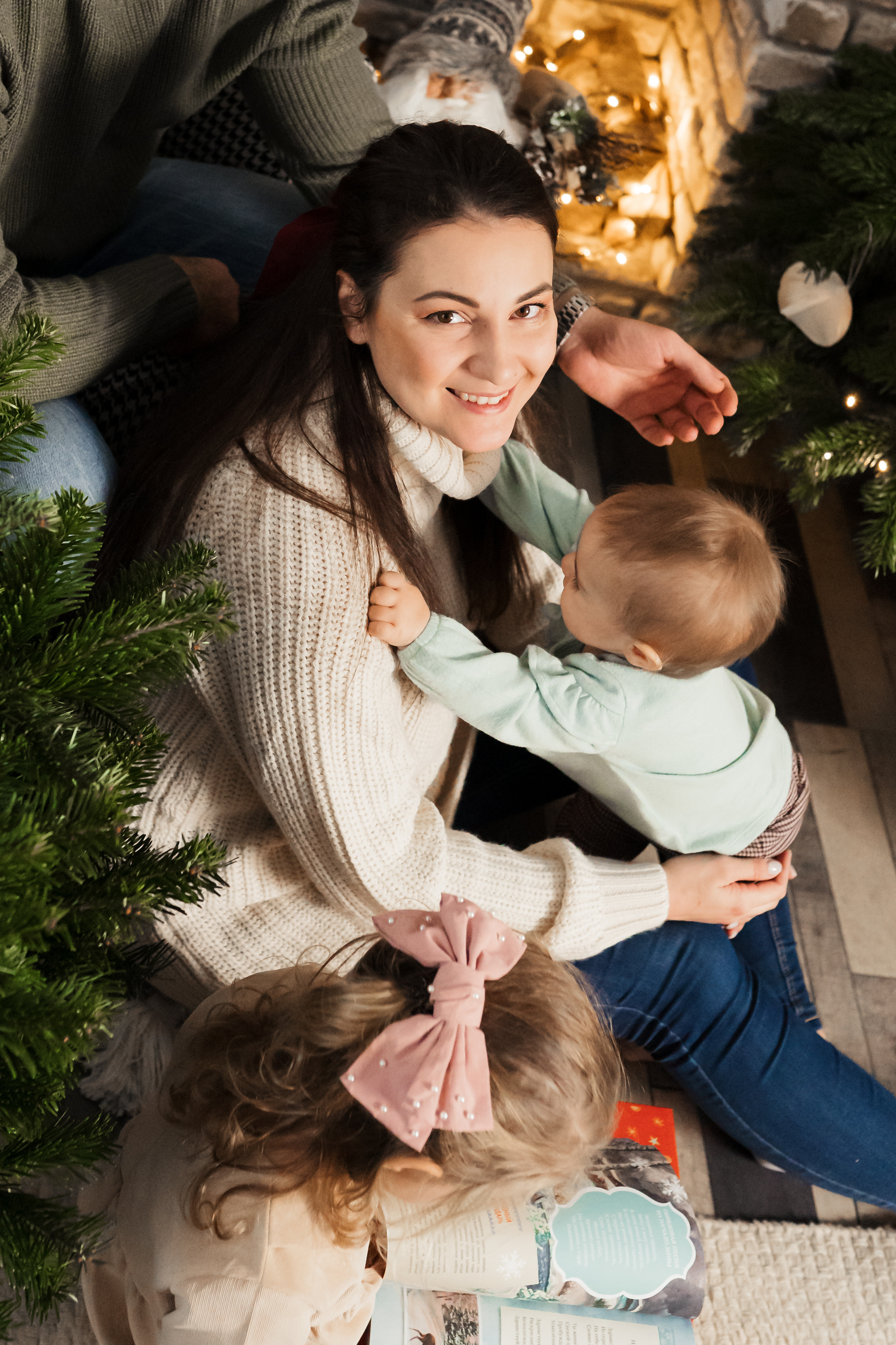Новогодняя фотосессия на дом. Фотограф новорожденных Москва, Домодедово