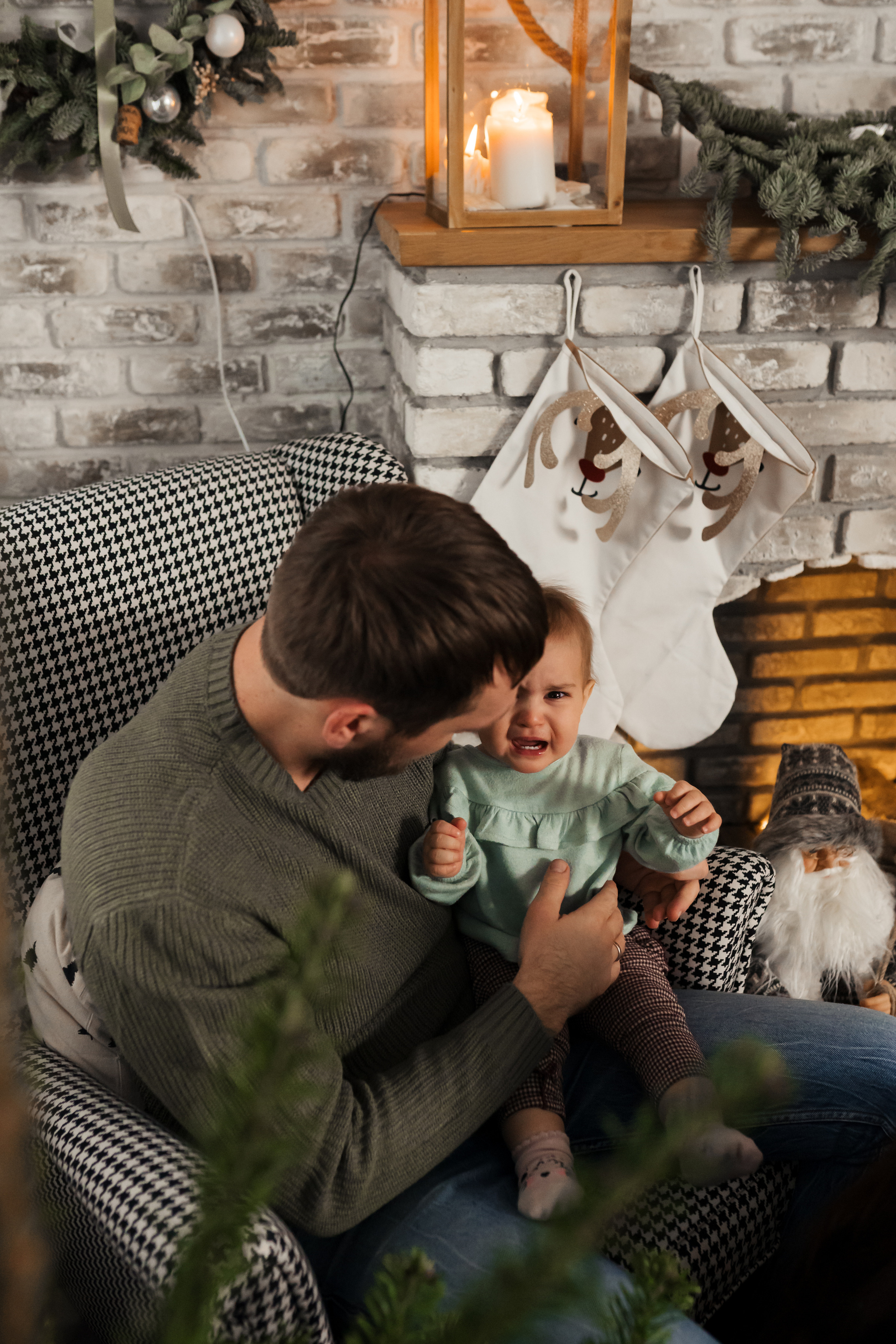 Новогодняя фотосессия на дом. Фотограф новорожденных Москва, Домодедово