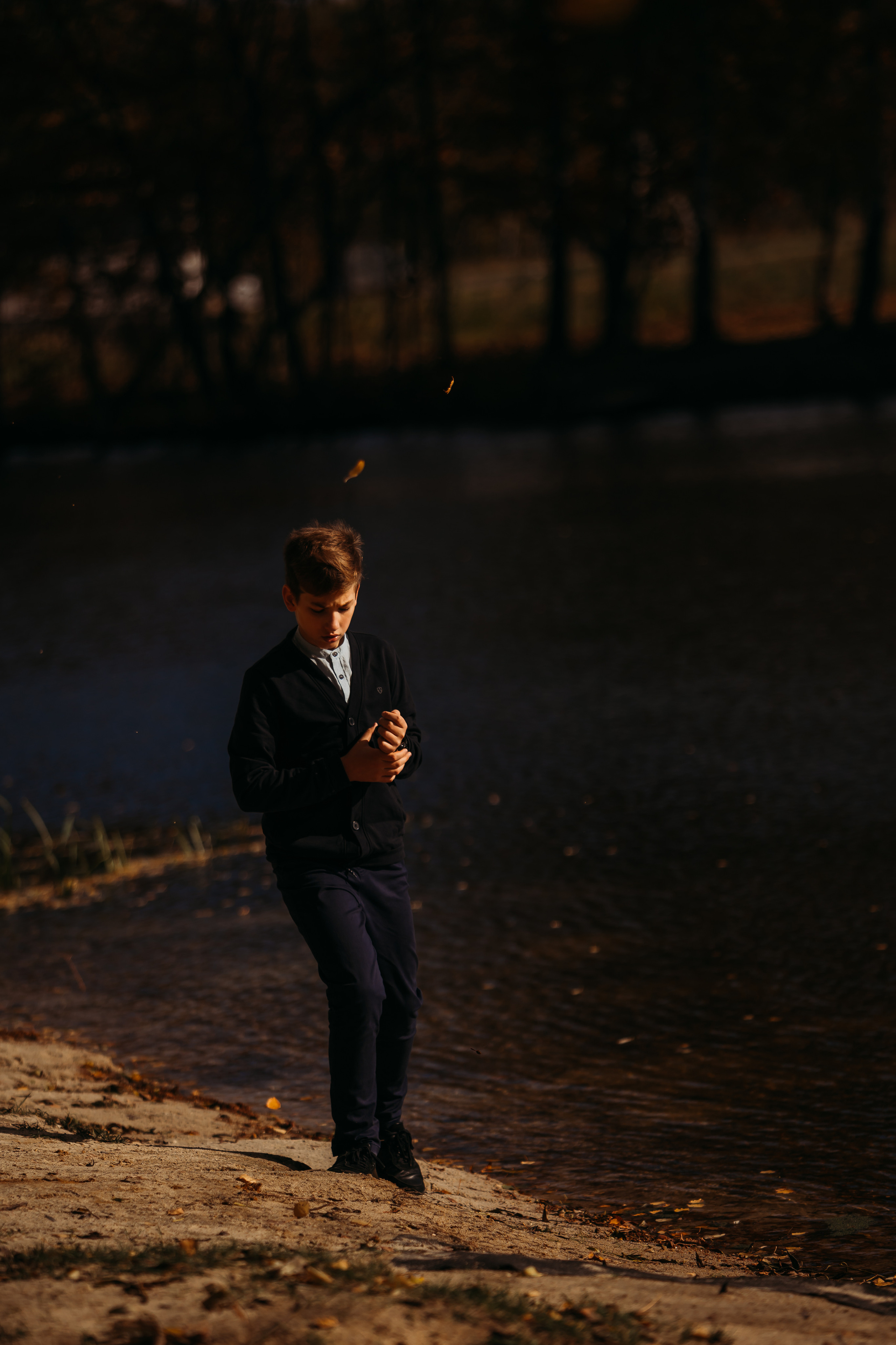 Прогулка осень в Домодедово. Фотограф новорожденных Москва, Домодедово