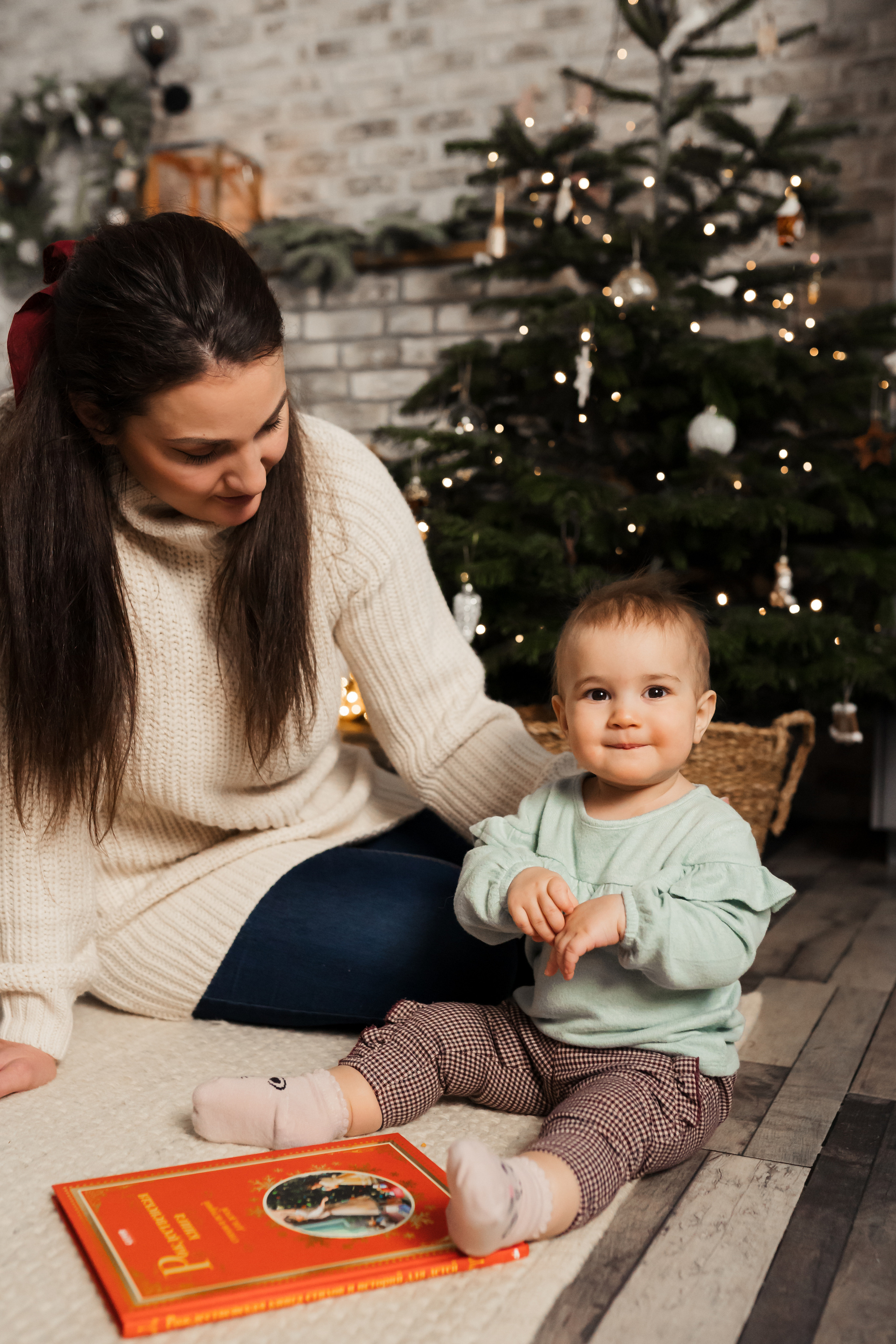 Новогодняя фотосессия на дом. Фотограф новорожденных Москва, Домодедово