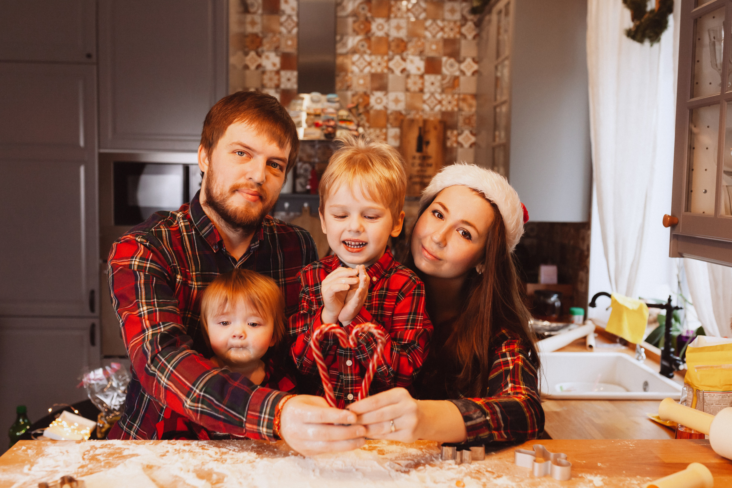 Новогодняя фотосессия в Видном. Фотограф новорожденных Москва, Домодедово