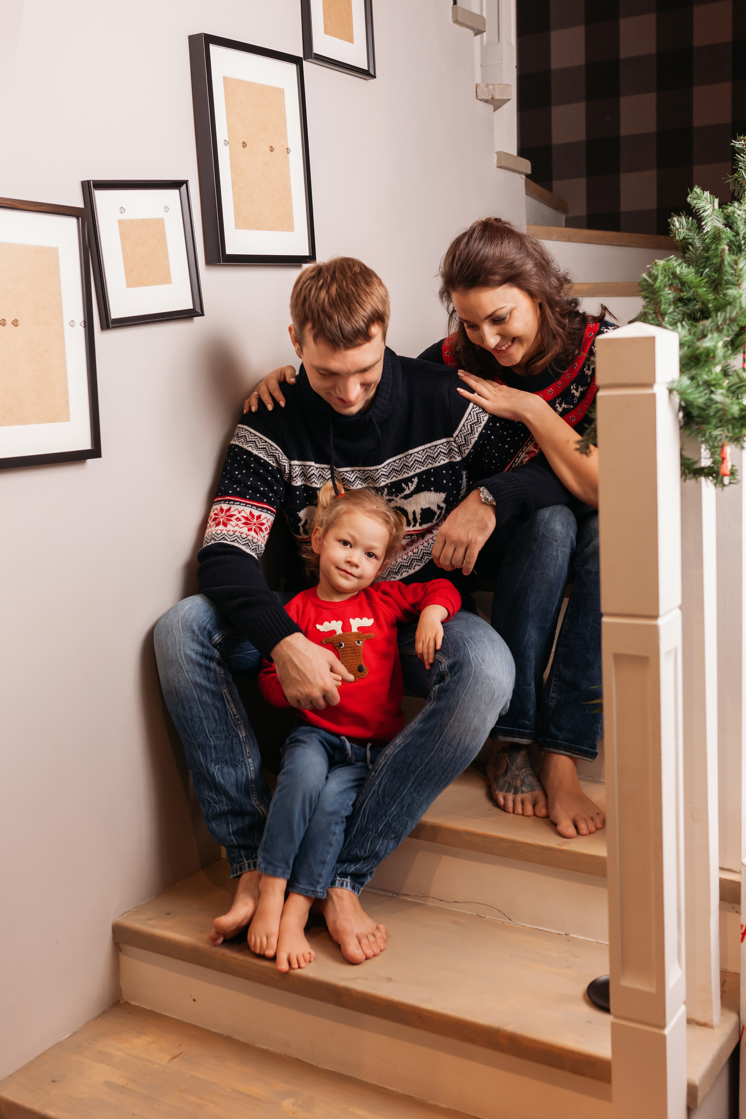 Новогодняя фотосессия в Домодедово. Фотограф новорожденных Москва, Домодедово