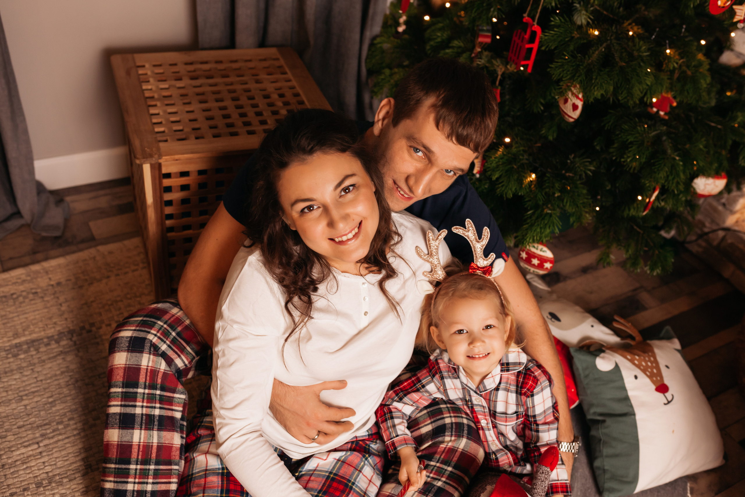 Новогодняя фотосессия в Домодедово. Фотограф новорожденных Москва, Домодедово