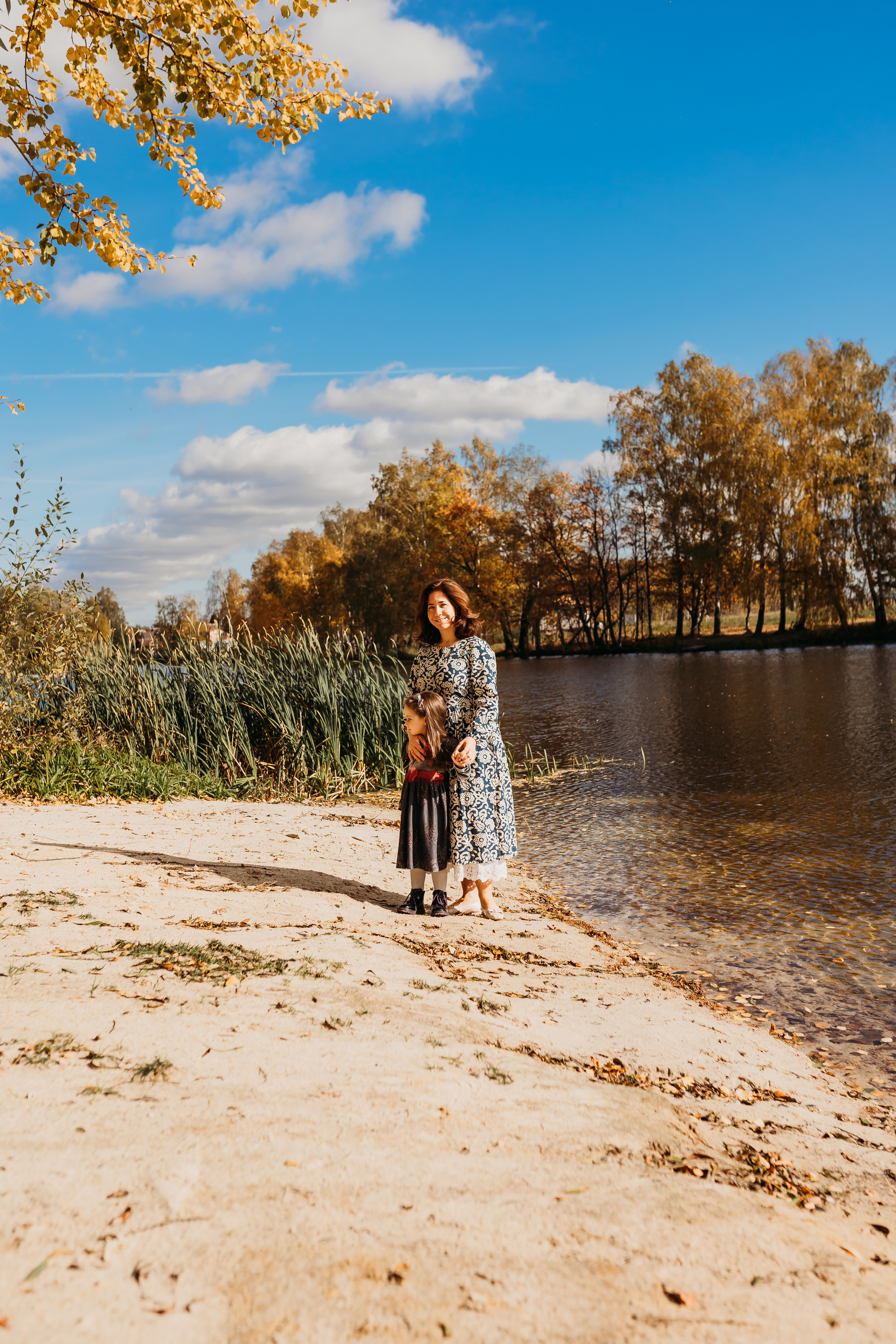 Прогулка осень в Домодедово. Фотограф новорожденных Москва, Домодедово