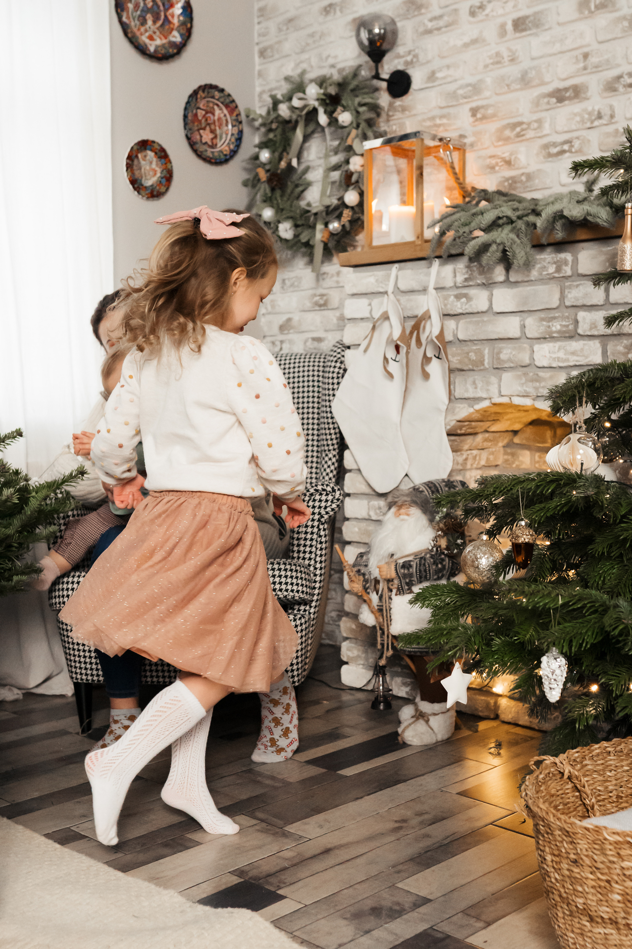 Новогодняя фотосессия на дом. Фотограф новорожденных Москва, Домодедово