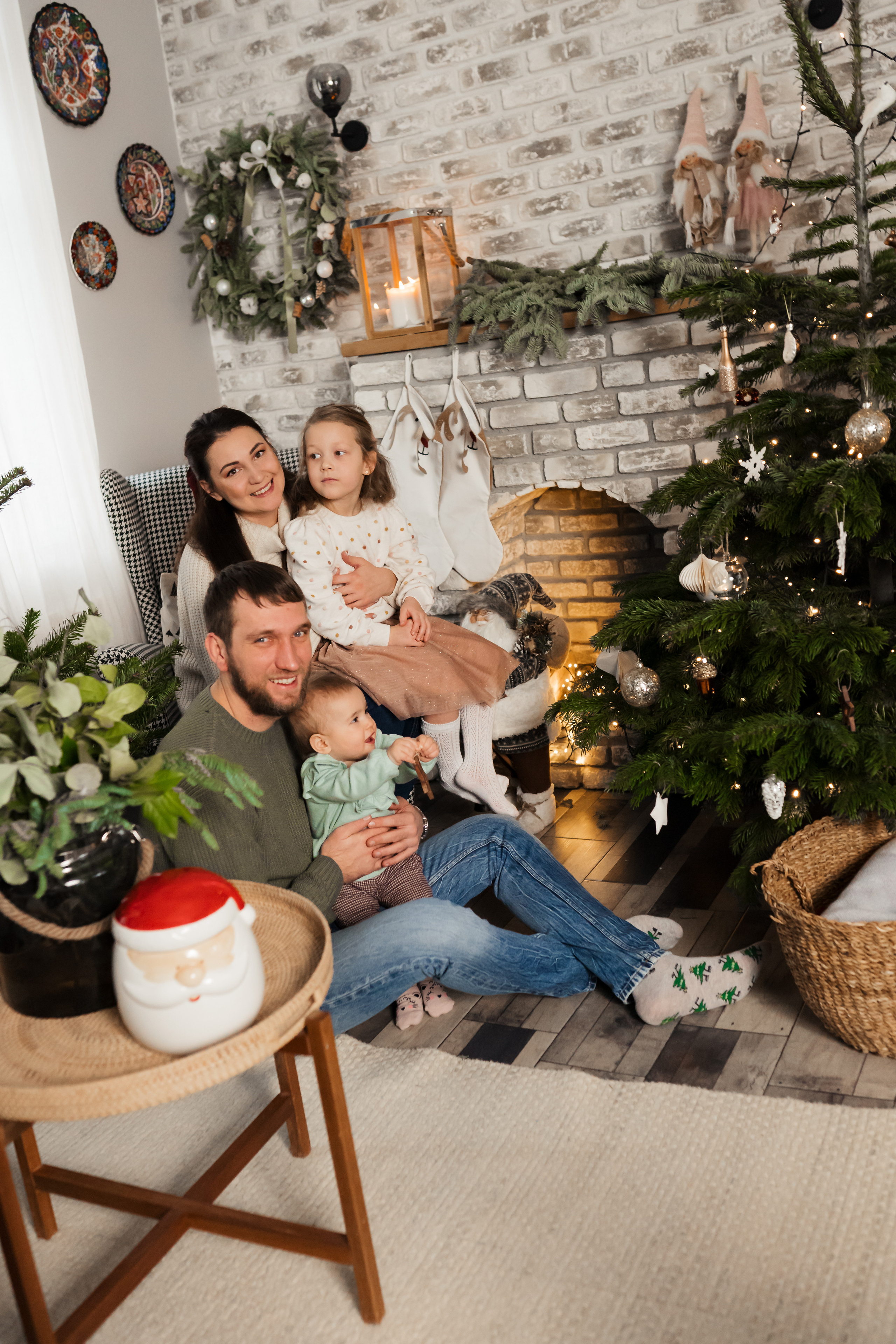 Новогодняя фотосессия на дом. Фотограф новорожденных Москва, Домодедово