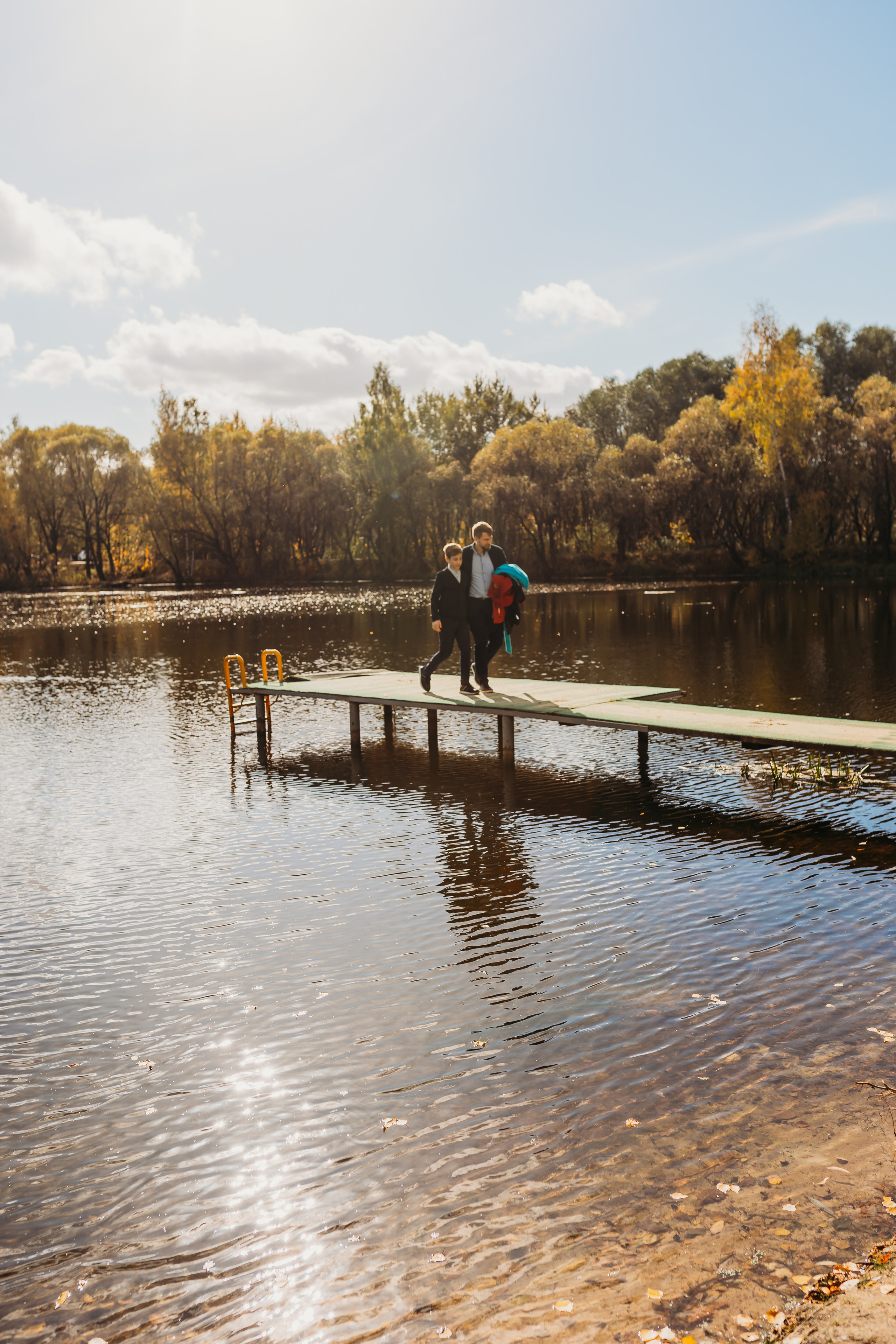 Прогулка осень в Домодедово. Фотограф новорожденных Москва, Домодедово