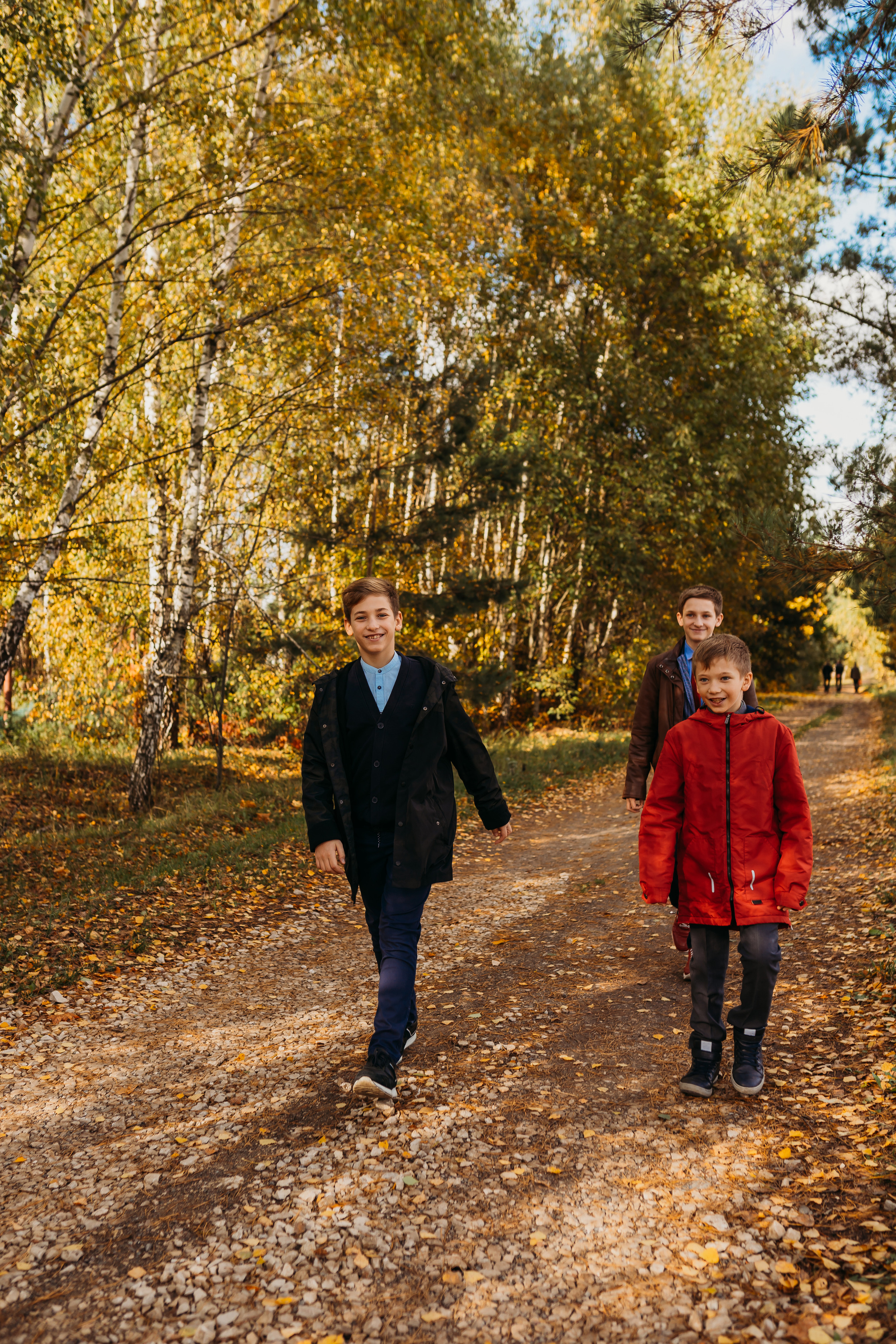 Прогулка осень в Домодедово. Фотограф новорожденных Москва, Домодедово