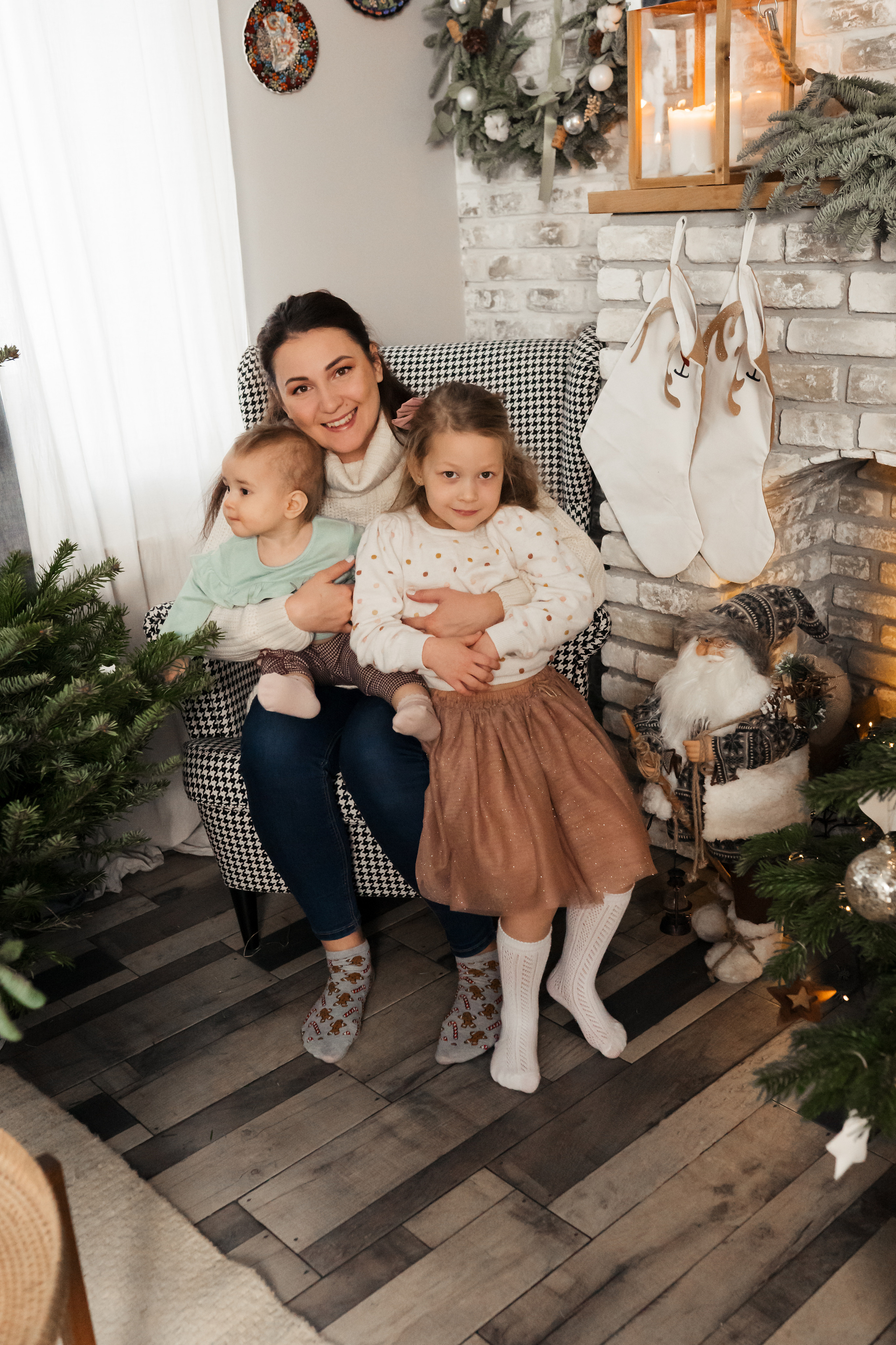 Новогодняя фотосессия на дом. Фотограф новорожденных Москва, Домодедово