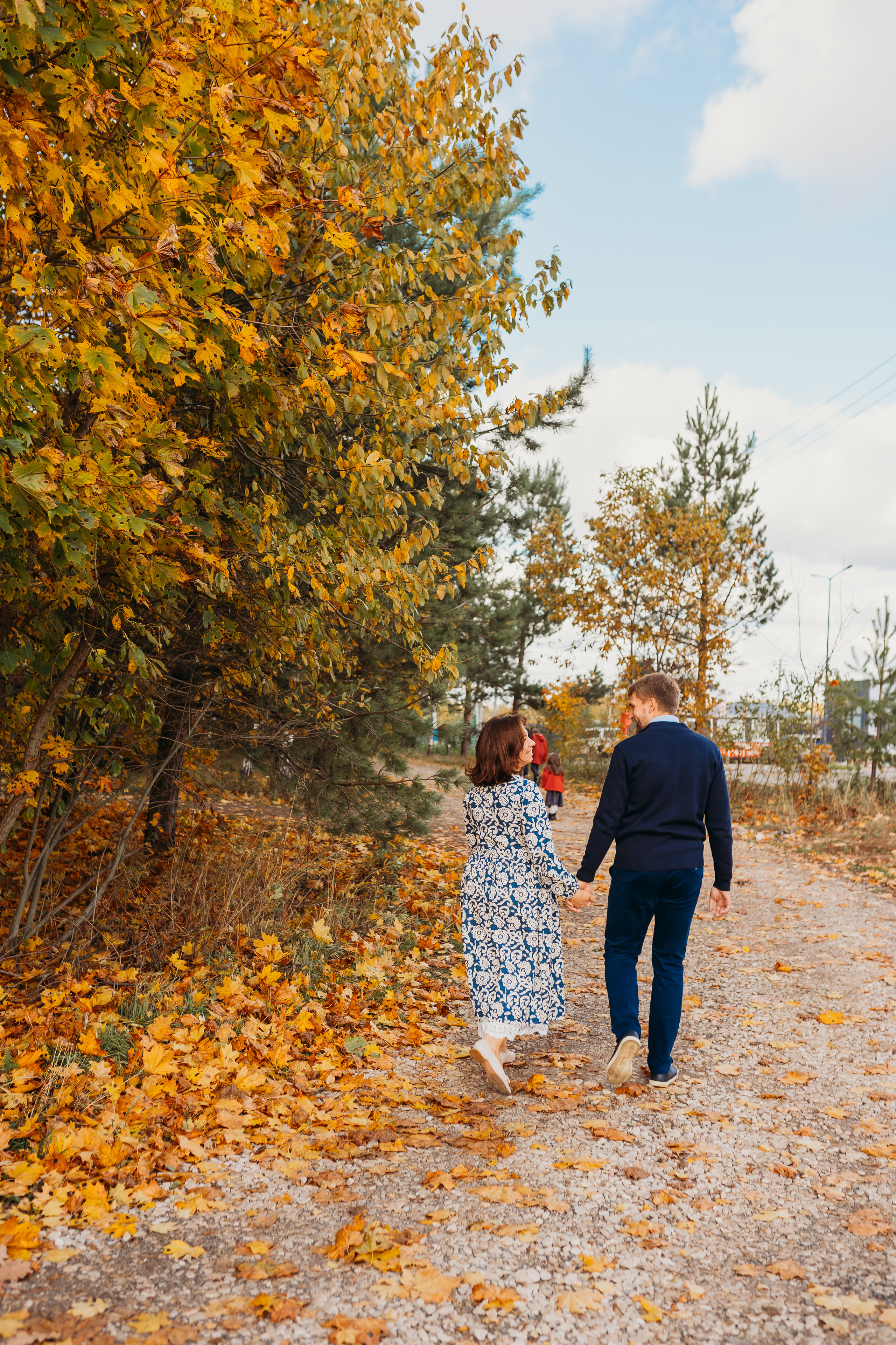 Прогулка осень в Домодедово. Фотограф новорожденных Москва, Домодедово
