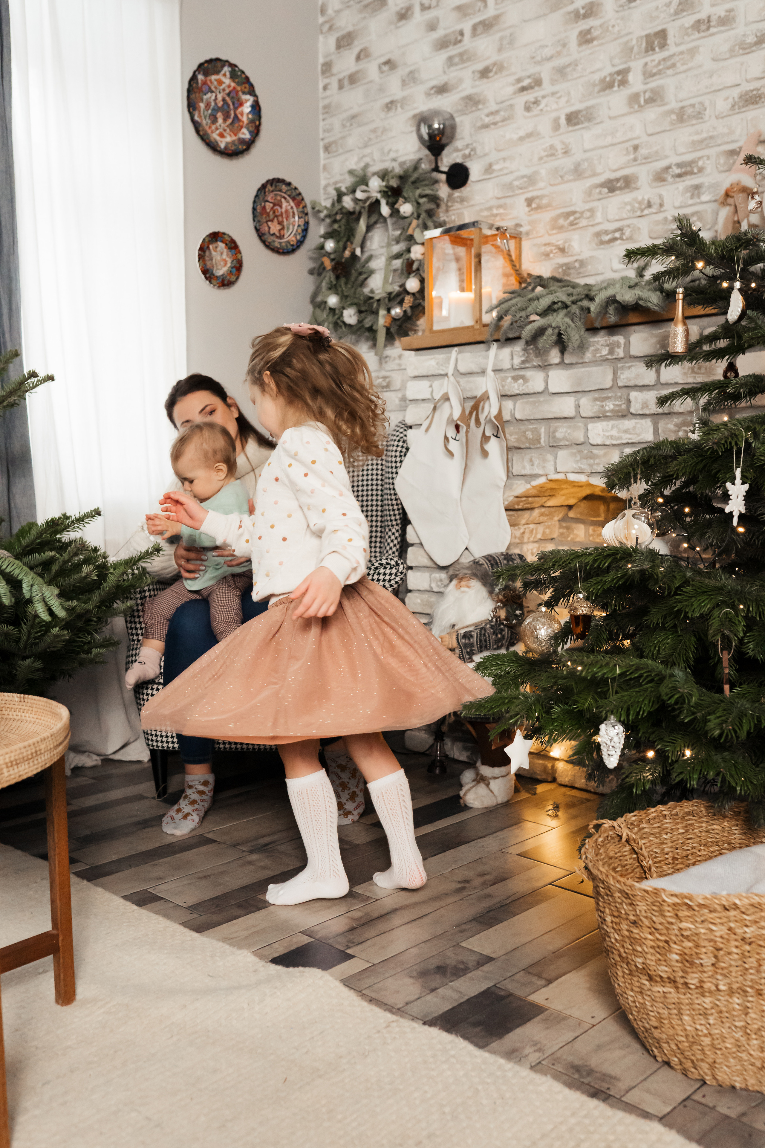 Новогодняя фотосессия на дом. Фотограф новорожденных Москва, Домодедово