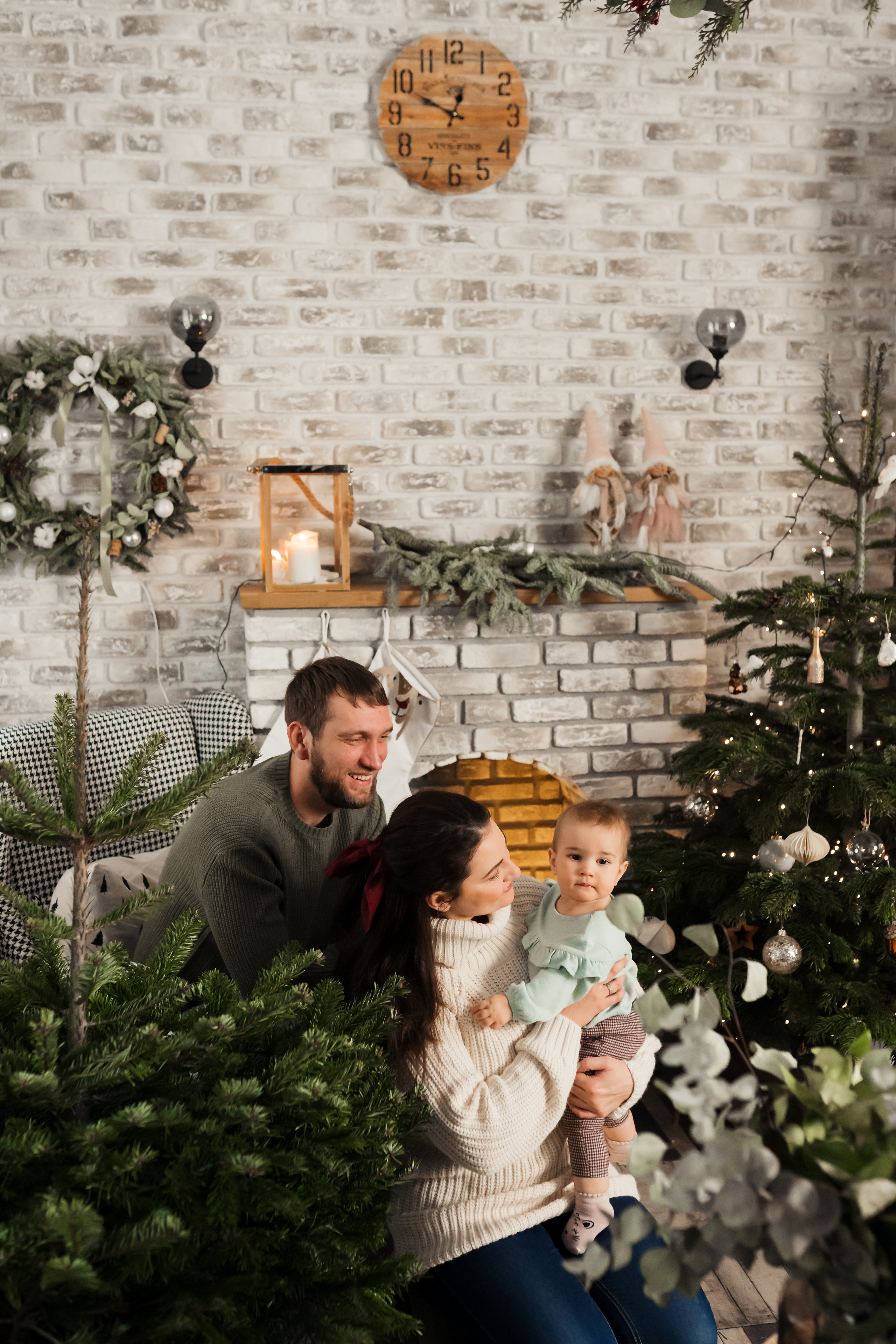 Новогодняя фотосессия на дом. Фотограф новорожденных Москва, Домодедово