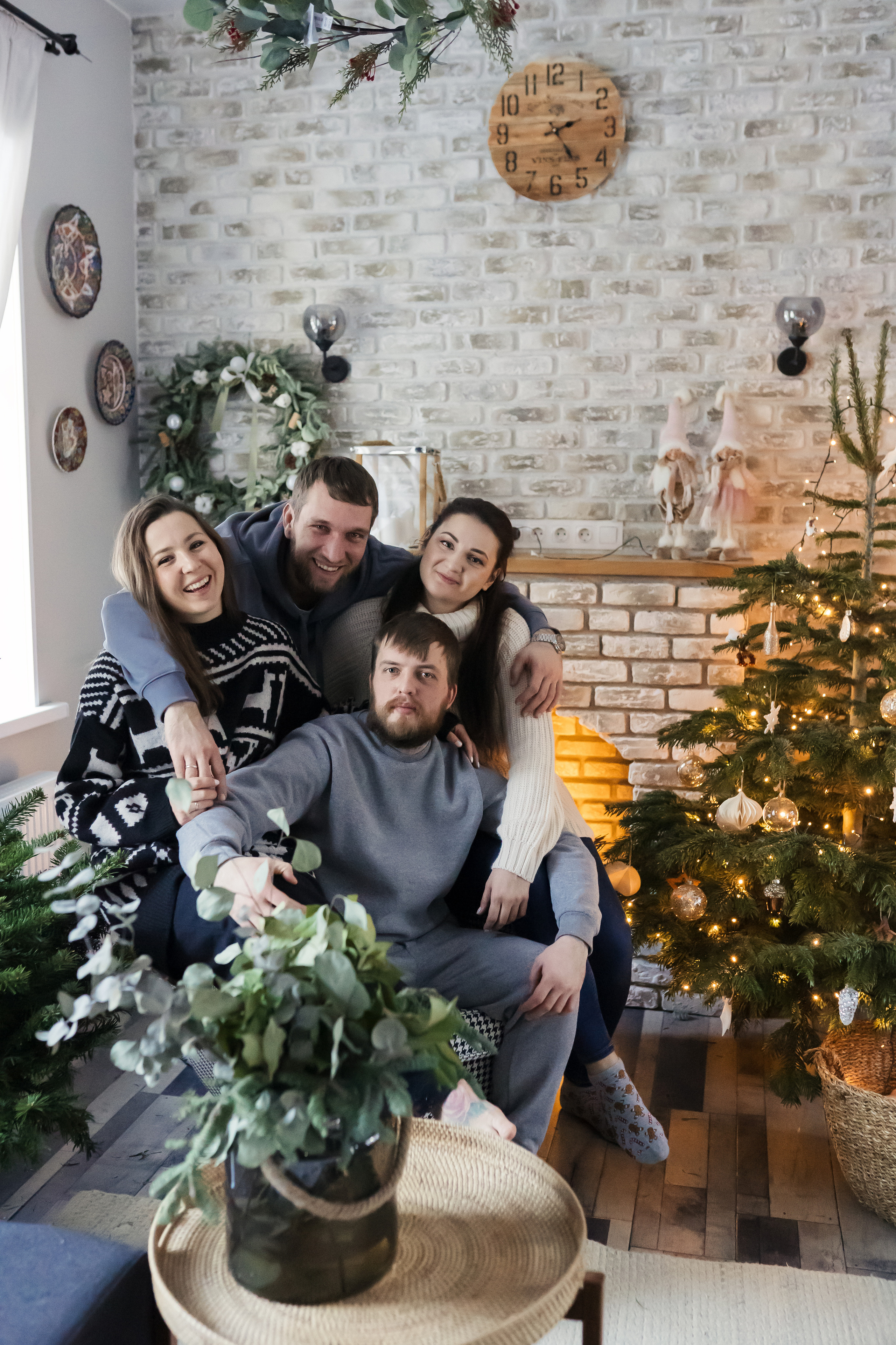 Новогодняя фотосессия на дом. Фотограф новорожденных Москва, Домодедово