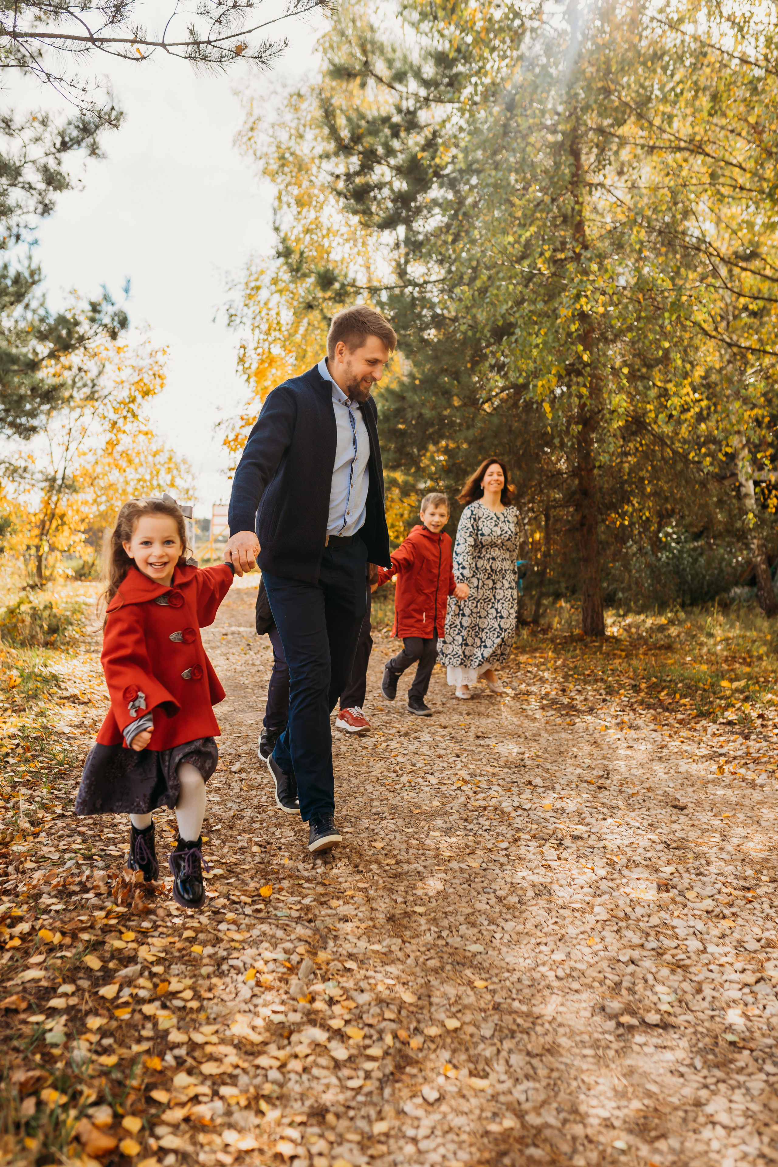 Прогулка осень в Домодедово. Фотограф новорожденных Москва, Домодедово