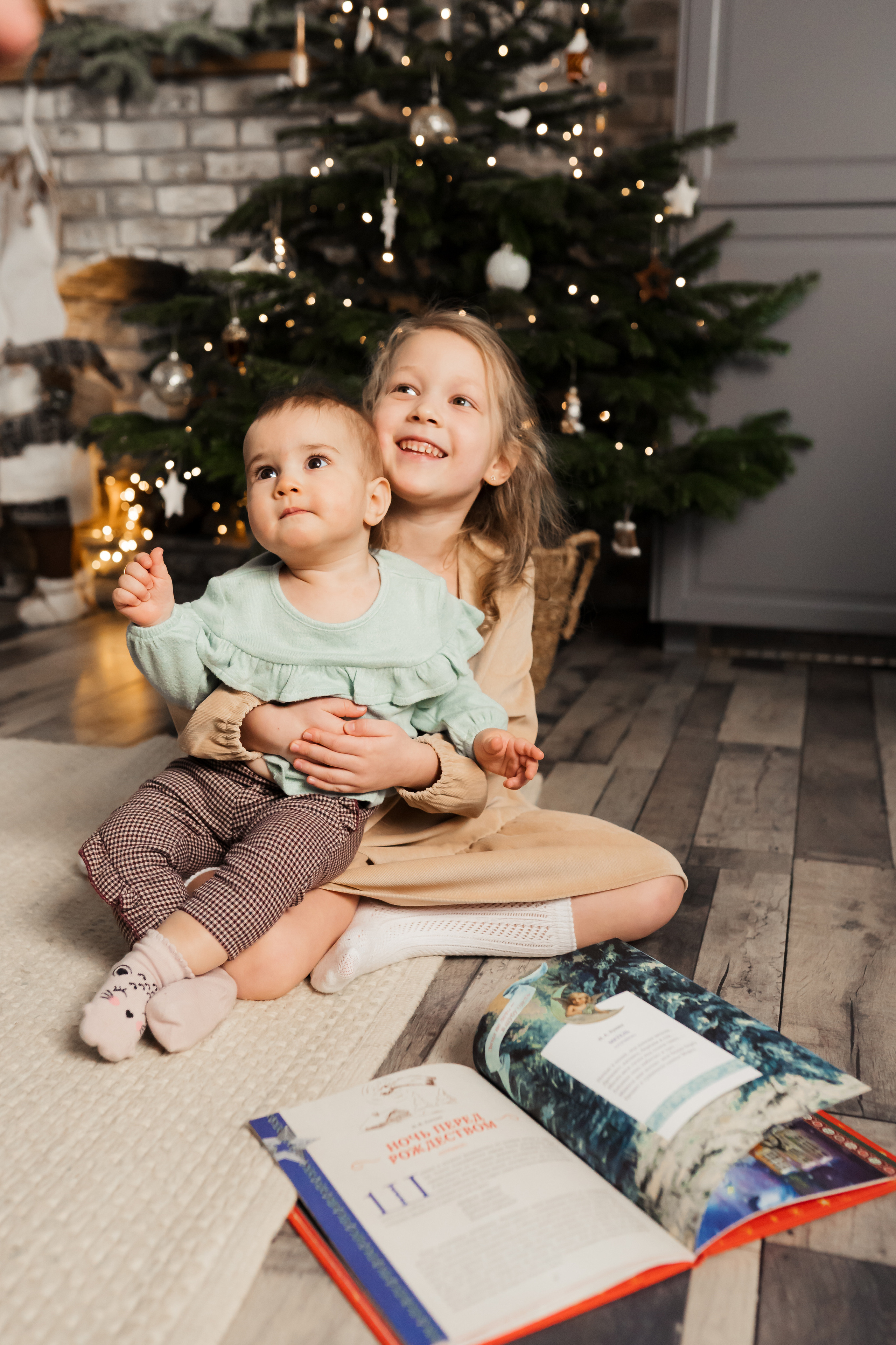 Новогодняя фотосессия на дом. Фотограф новорожденных Москва, Домодедово