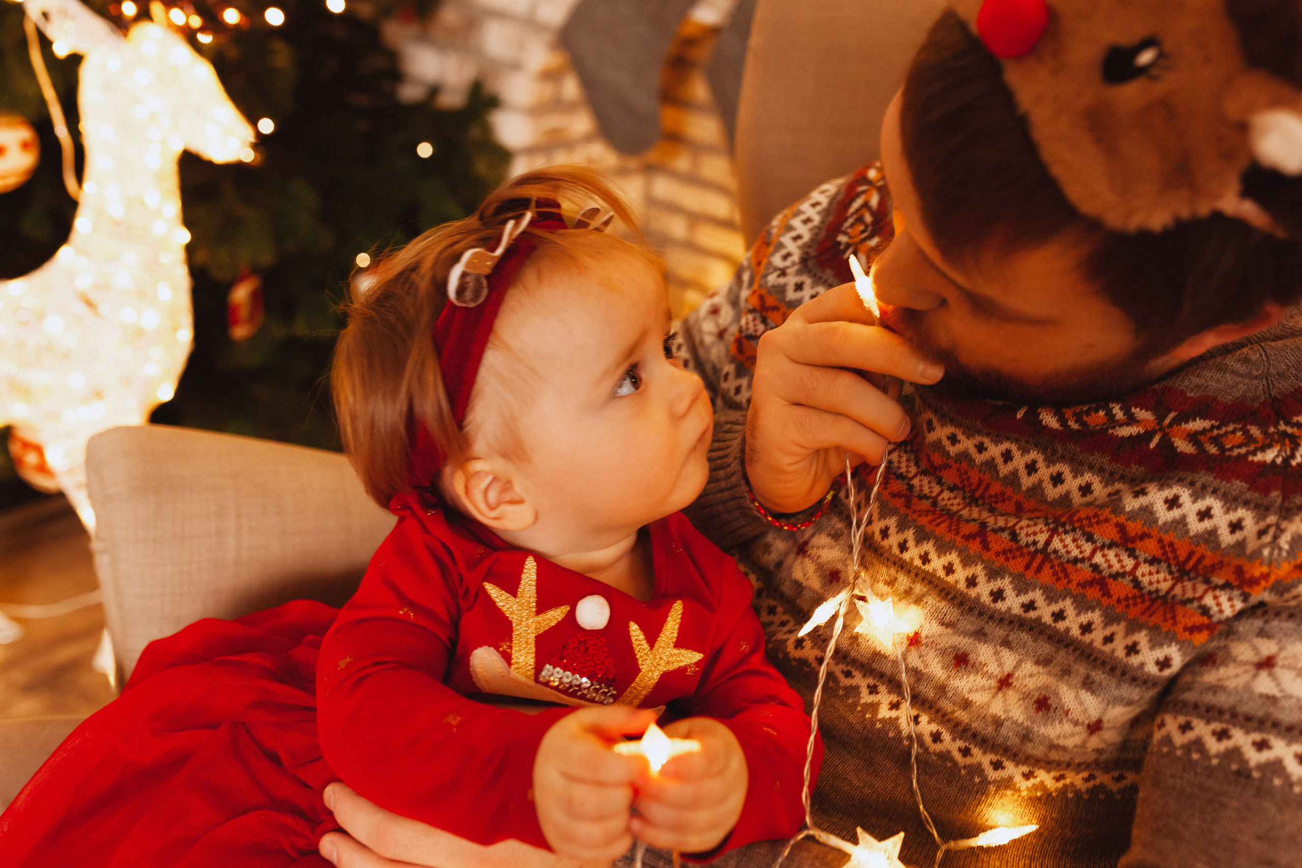 Новогодняя фотосессия в Видном. Фотограф новорожденных Москва, Домодедово