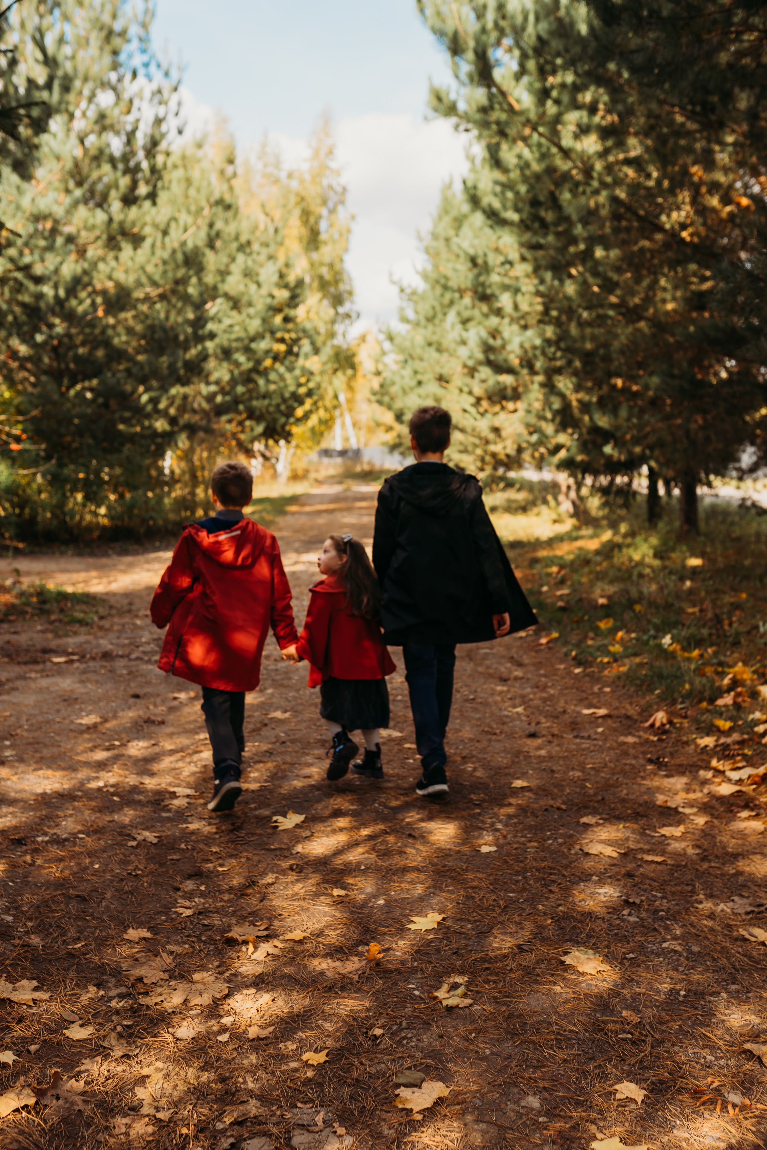 Прогулка осень в Домодедово. Фотограф новорожденных Москва, Домодедово