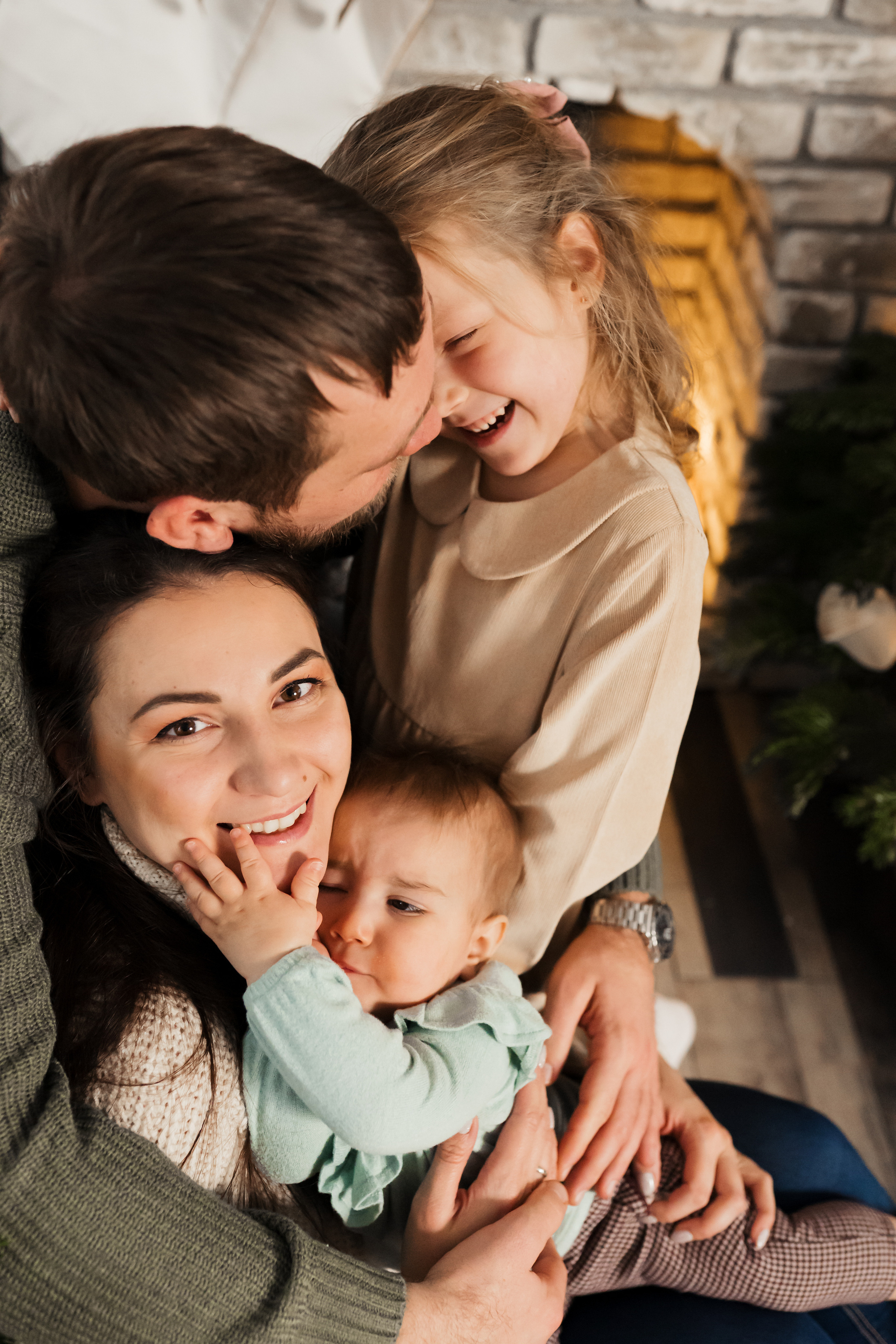 Новогодняя фотосессия на дом. Фотограф новорожденных Москва, Домодедово