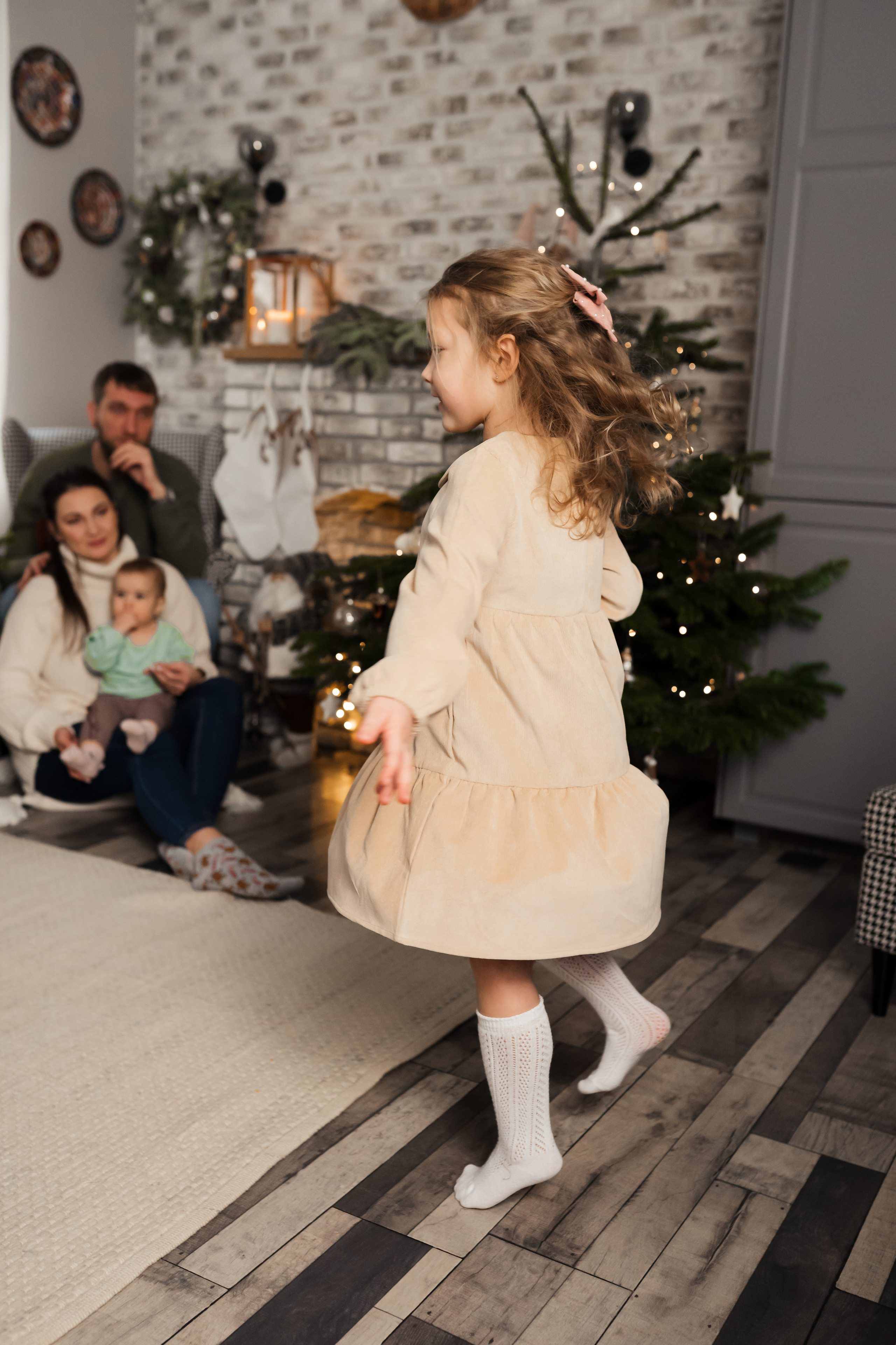 Новогодняя фотосессия на дом. Фотограф новорожденных Москва, Домодедово