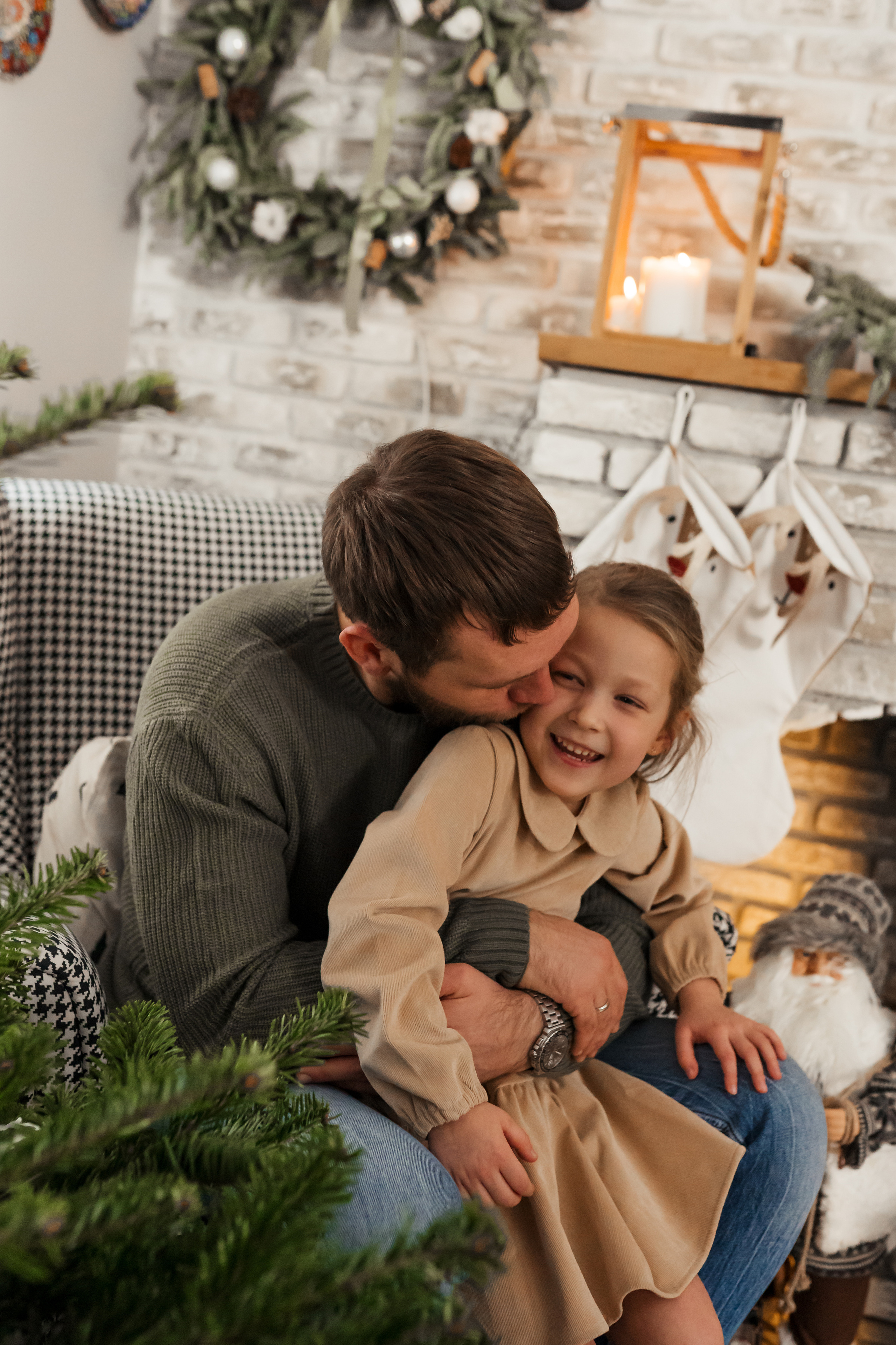 Новогодняя фотосессия на дом. Фотограф новорожденных Москва, Домодедово