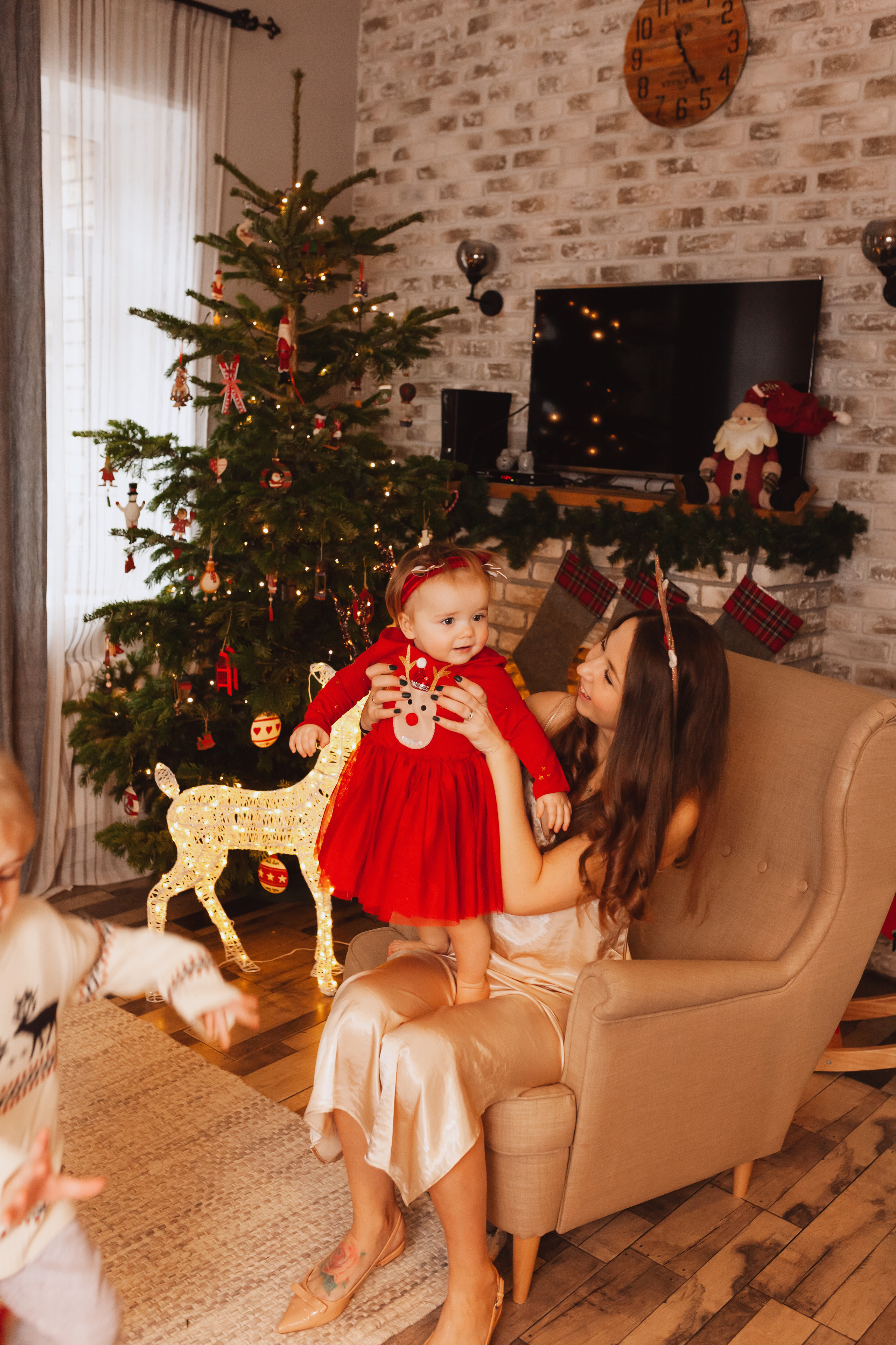 Новогодняя фотосессия в Видном. Фотограф новорожденных Москва, Домодедово
