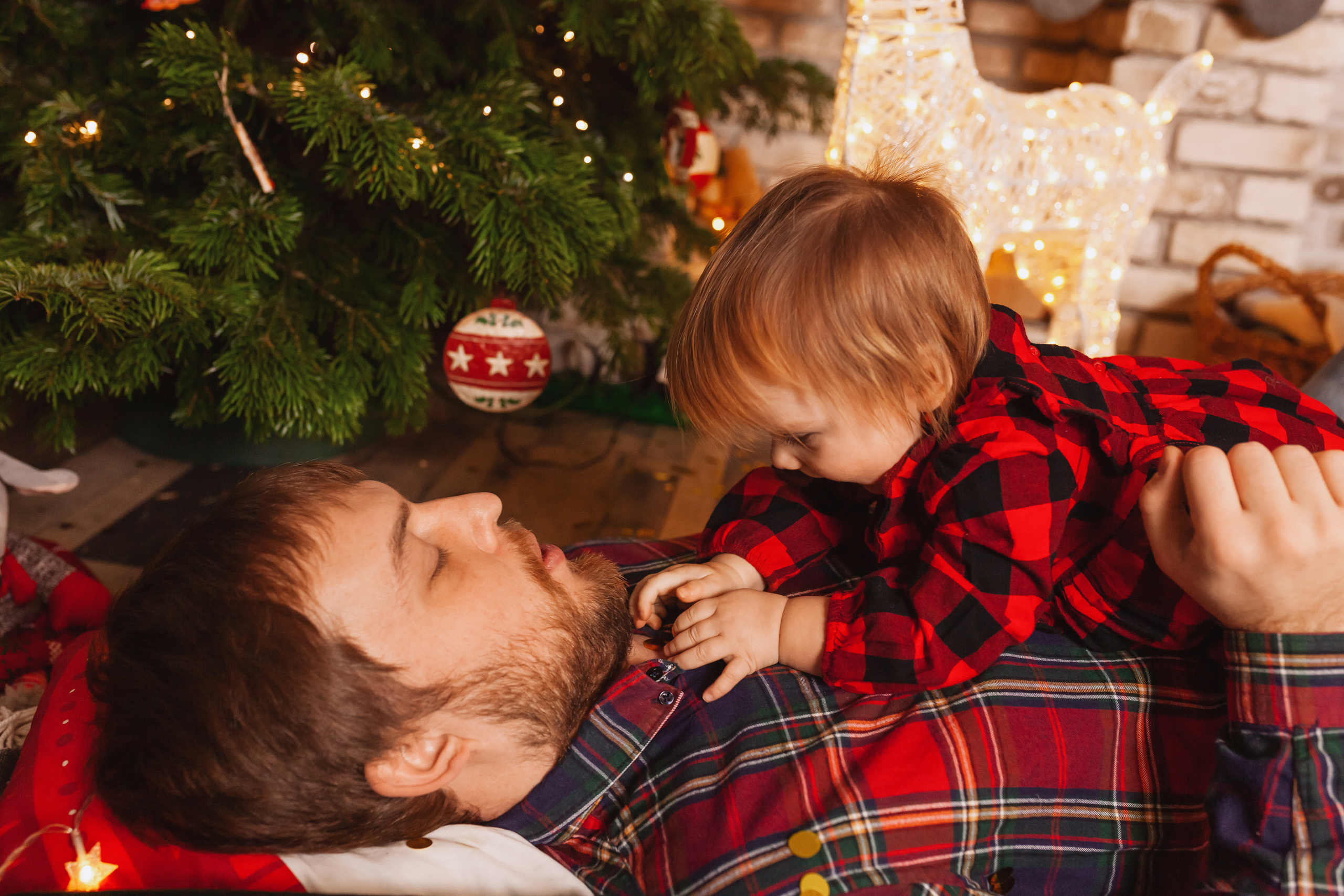 Новогодняя фотосессия в Видном. Фотограф новорожденных Москва, Домодедово