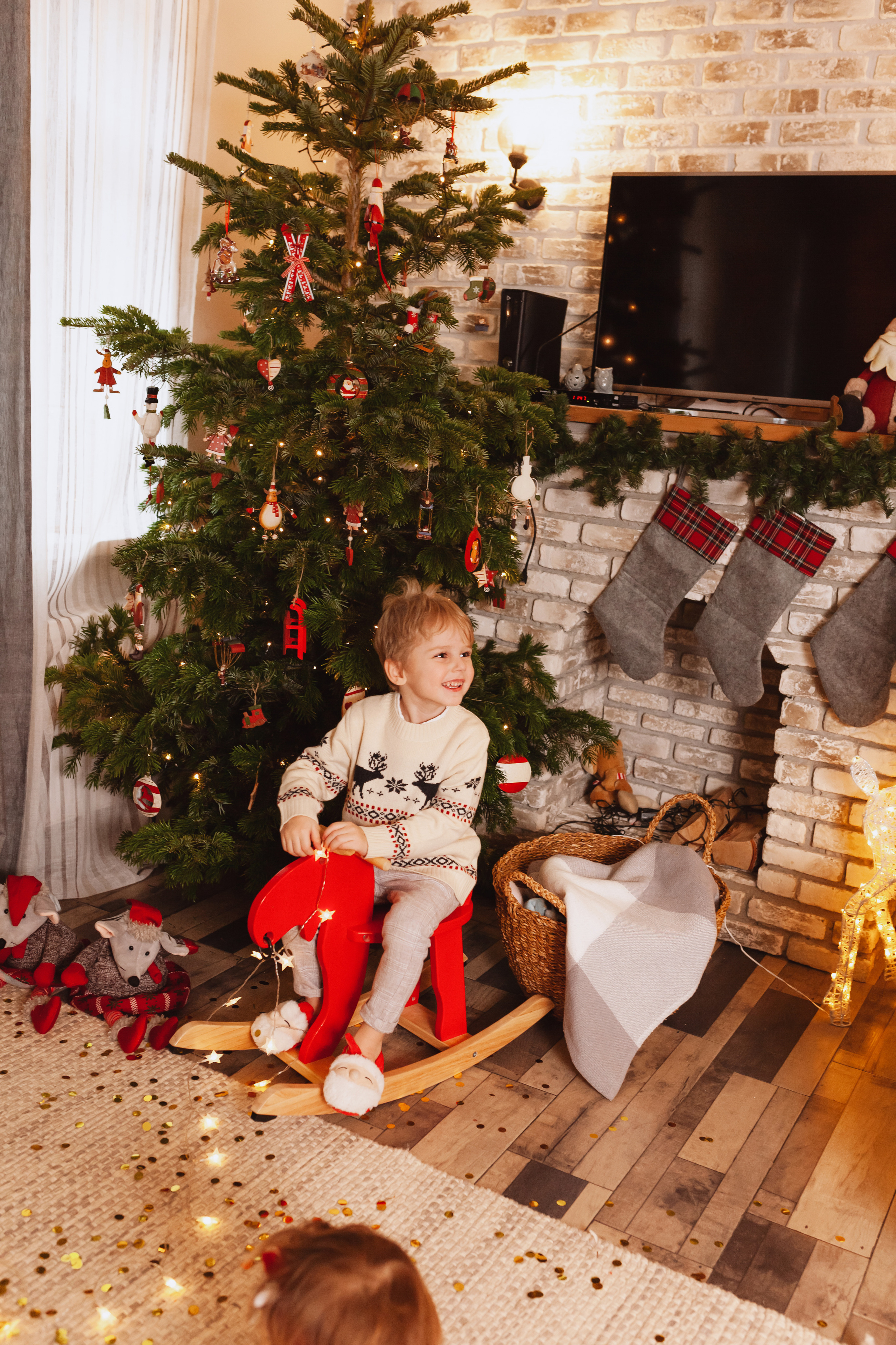 Новогодняя фотосессия в Видном. Фотограф новорожденных Москва, Домодедово