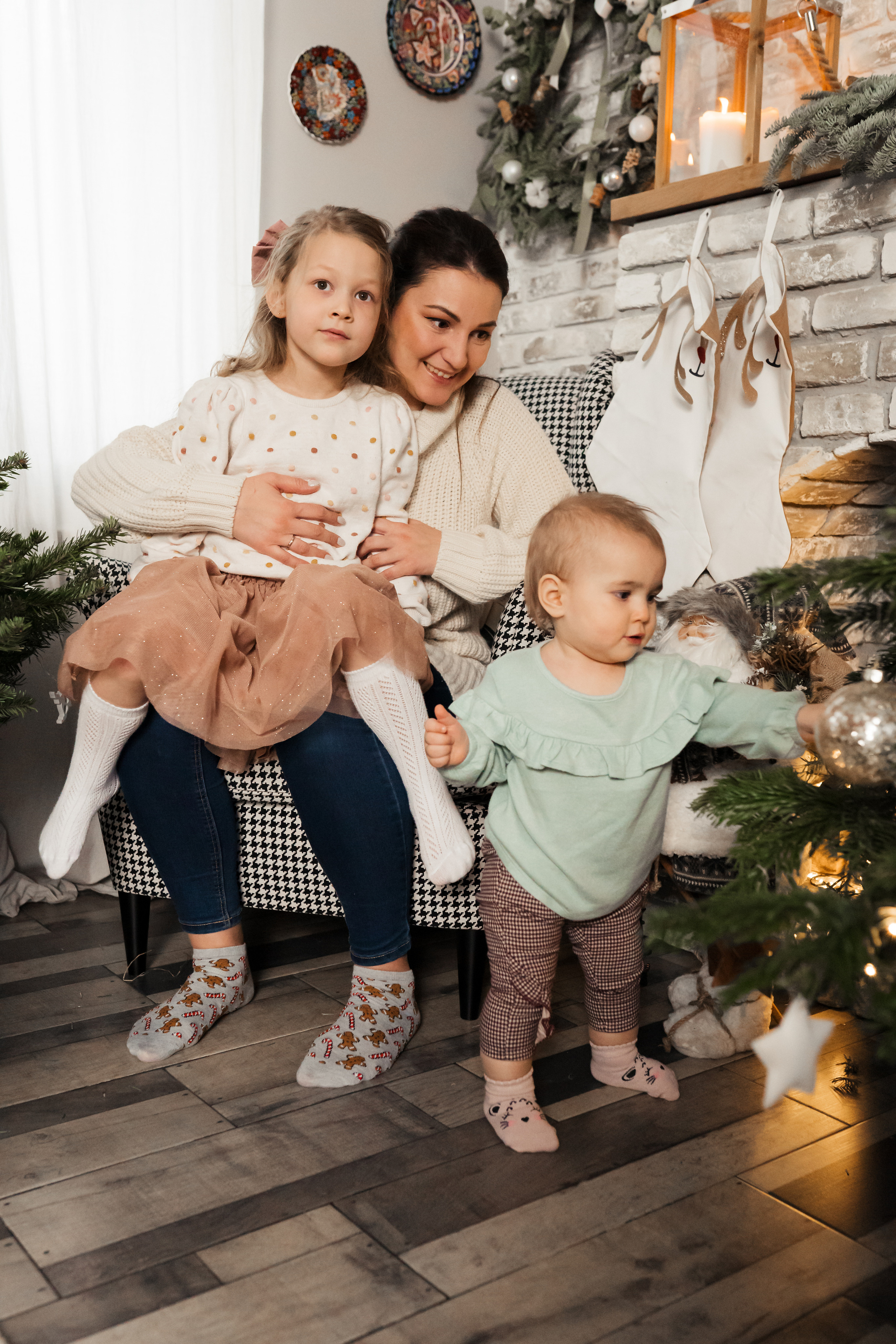 Новогодняя фотосессия на дом. Фотограф новорожденных Москва, Домодедово