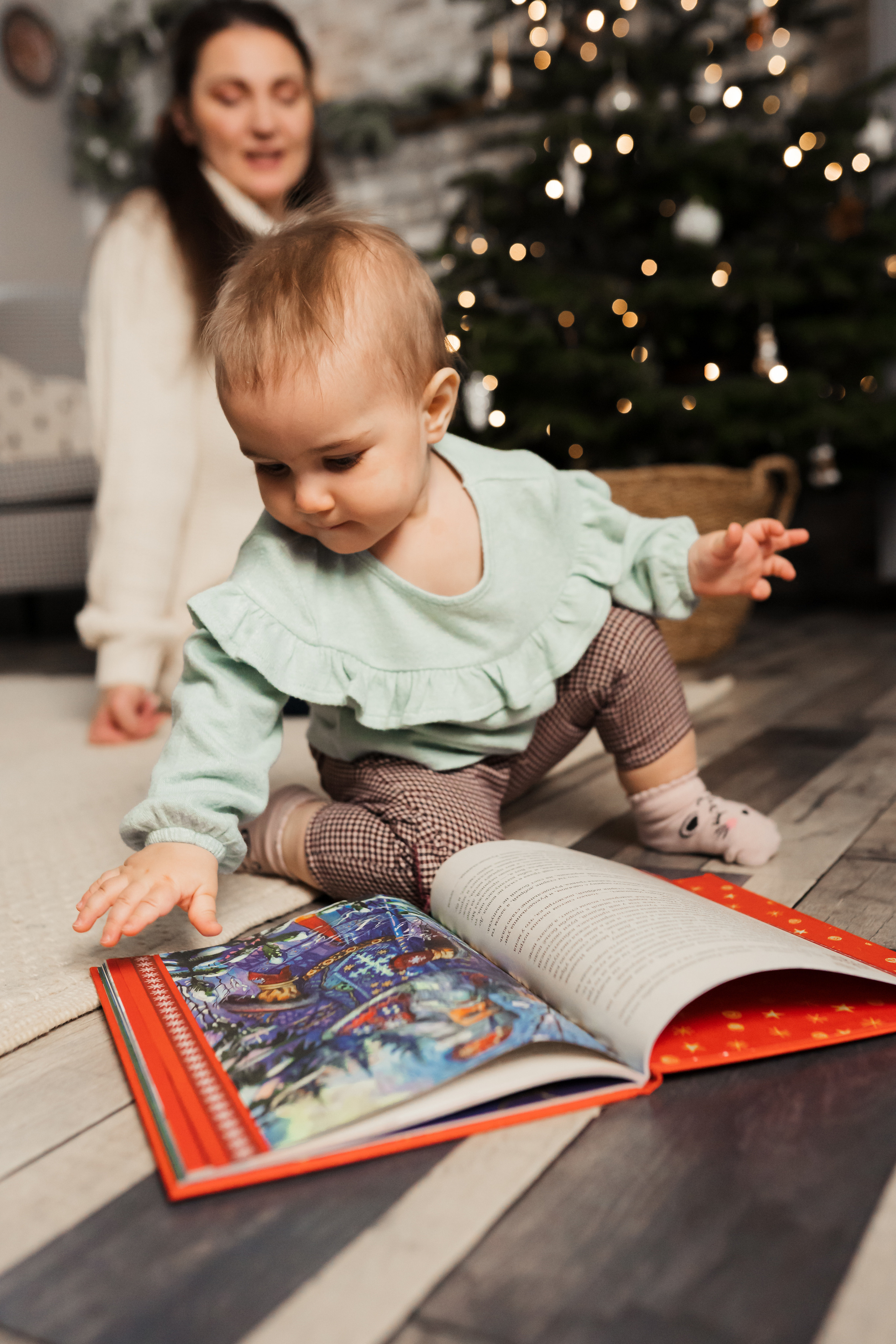 Новогодняя фотосессия на дом. Фотограф новорожденных Москва, Домодедово