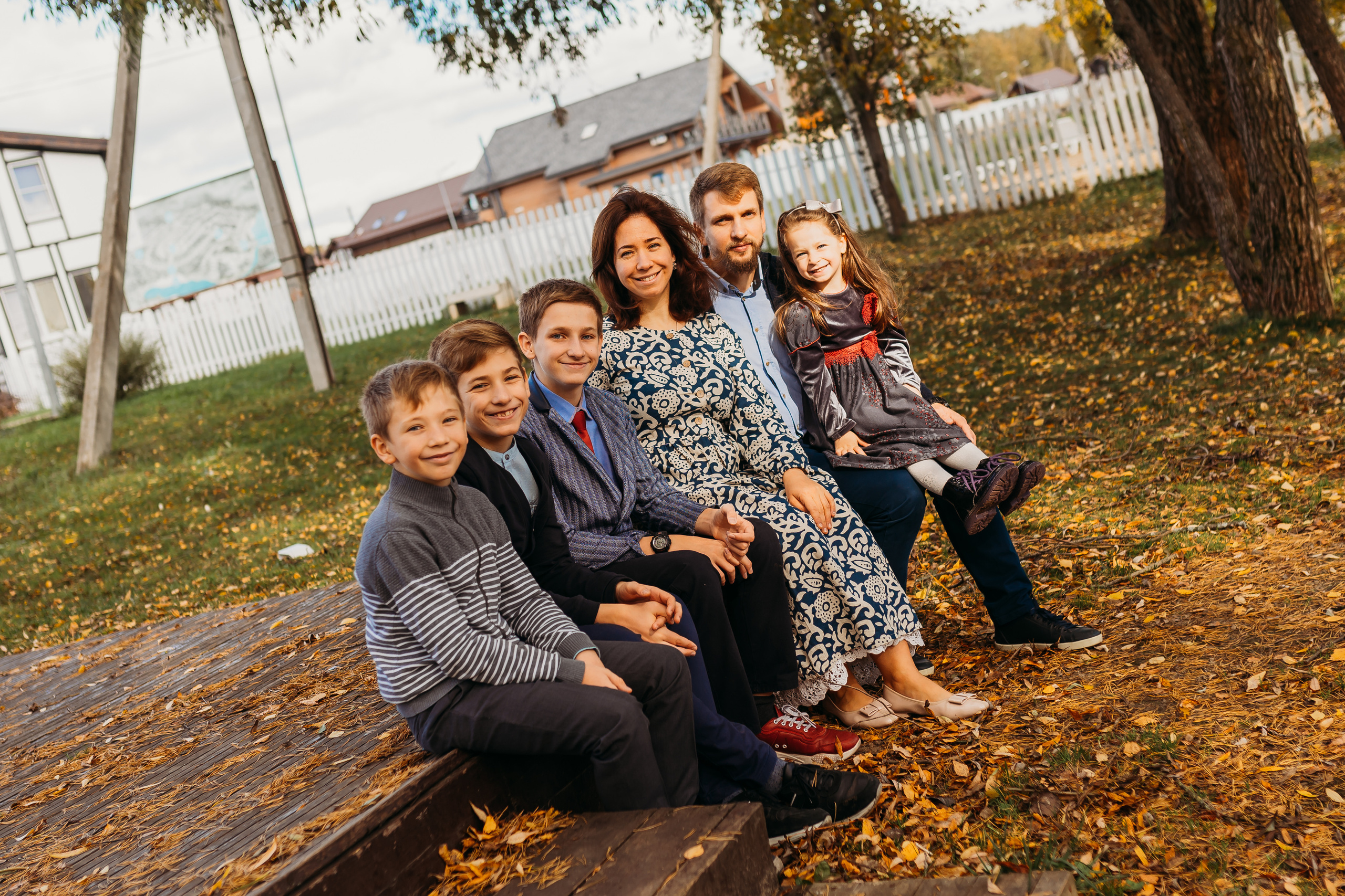 Прогулка осень в Домодедово. Фотограф новорожденных Москва, Домодедово