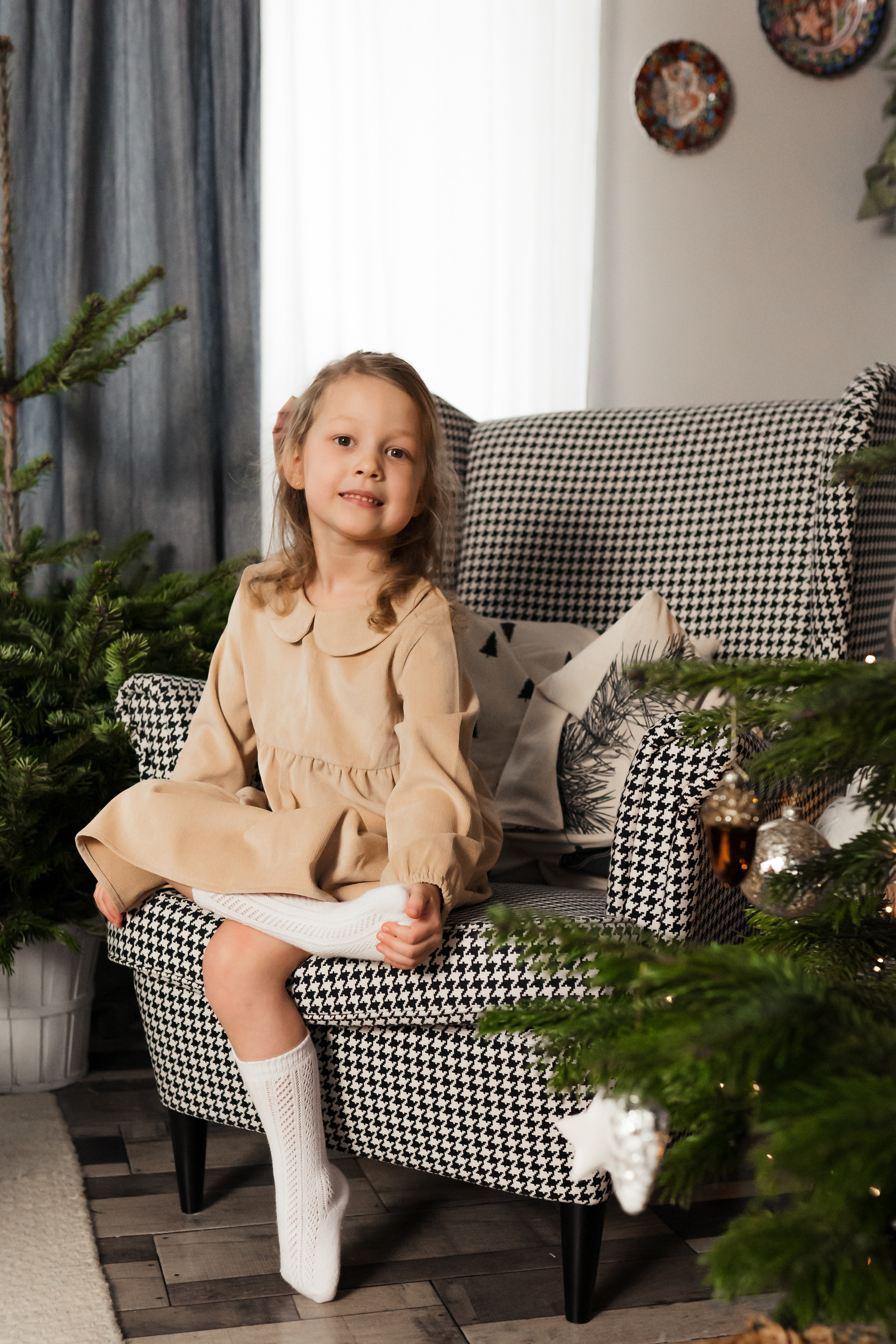 Новогодняя фотосессия на дом. Фотограф новорожденных Москва, Домодедово