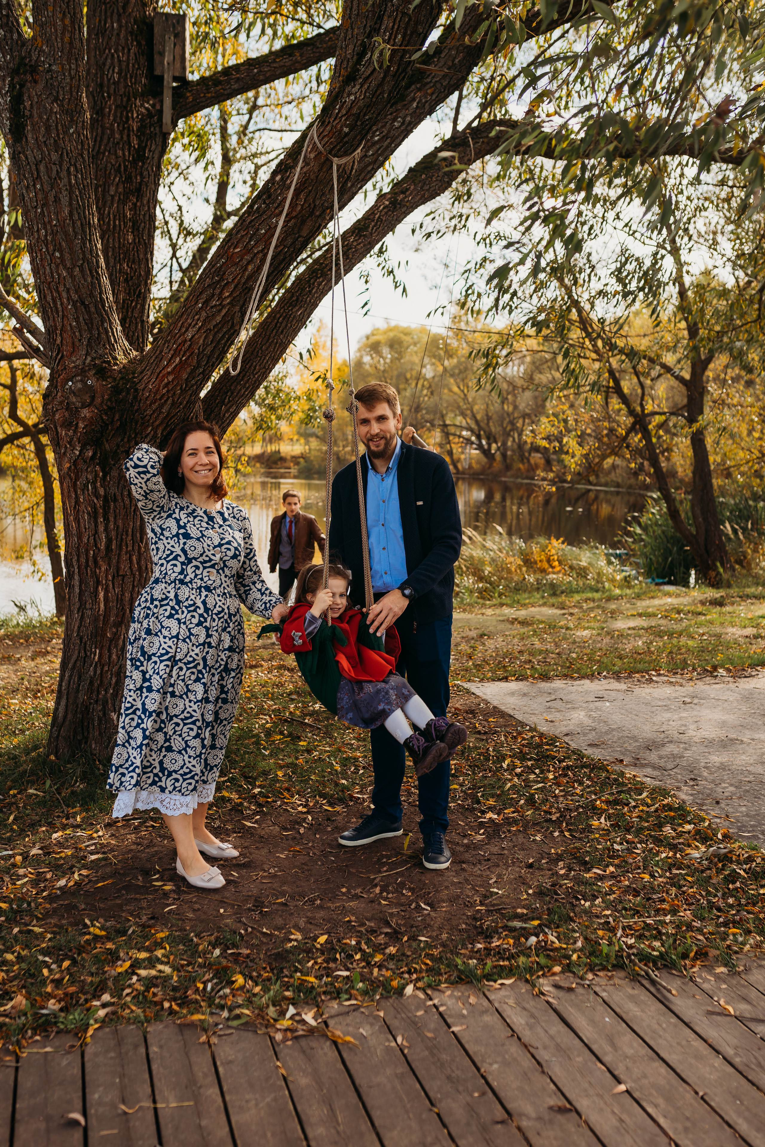 Прогулка осень в Домодедово. Фотограф новорожденных Москва, Домодедово