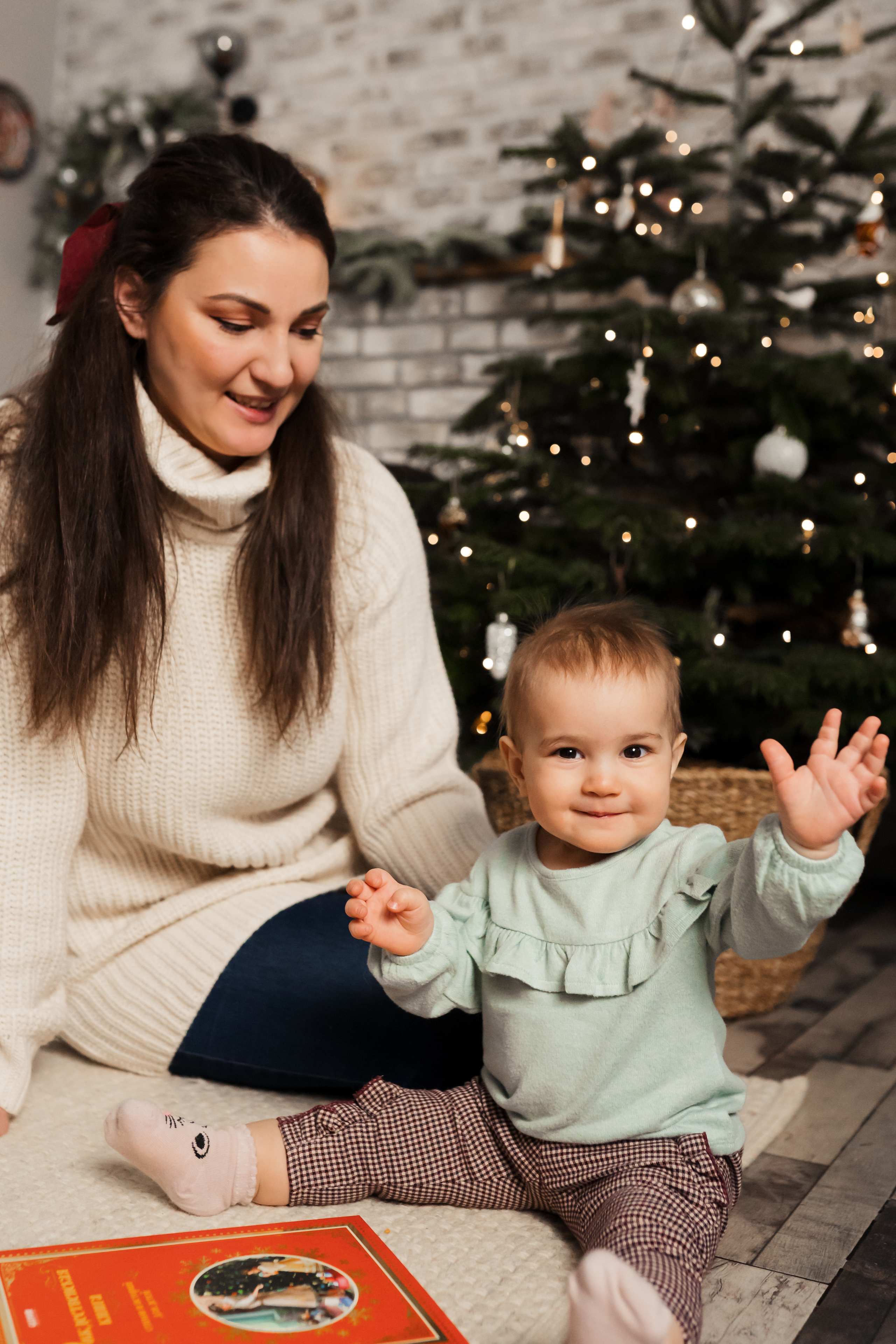 Новогодняя фотосессия на дом. Фотограф новорожденных Москва, Домодедово