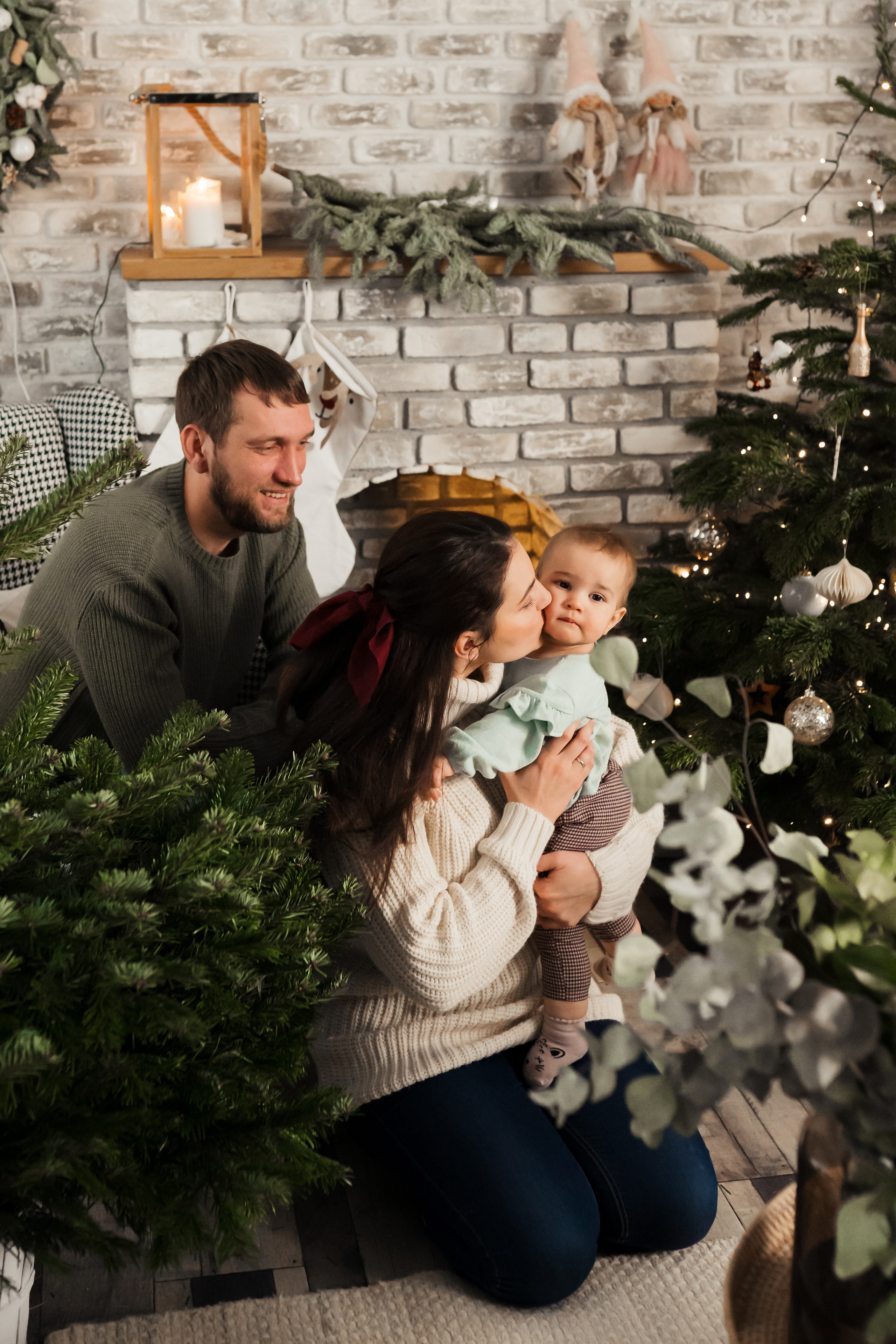 Новогодняя фотосессия на дом. Фотограф новорожденных Москва, Домодедово