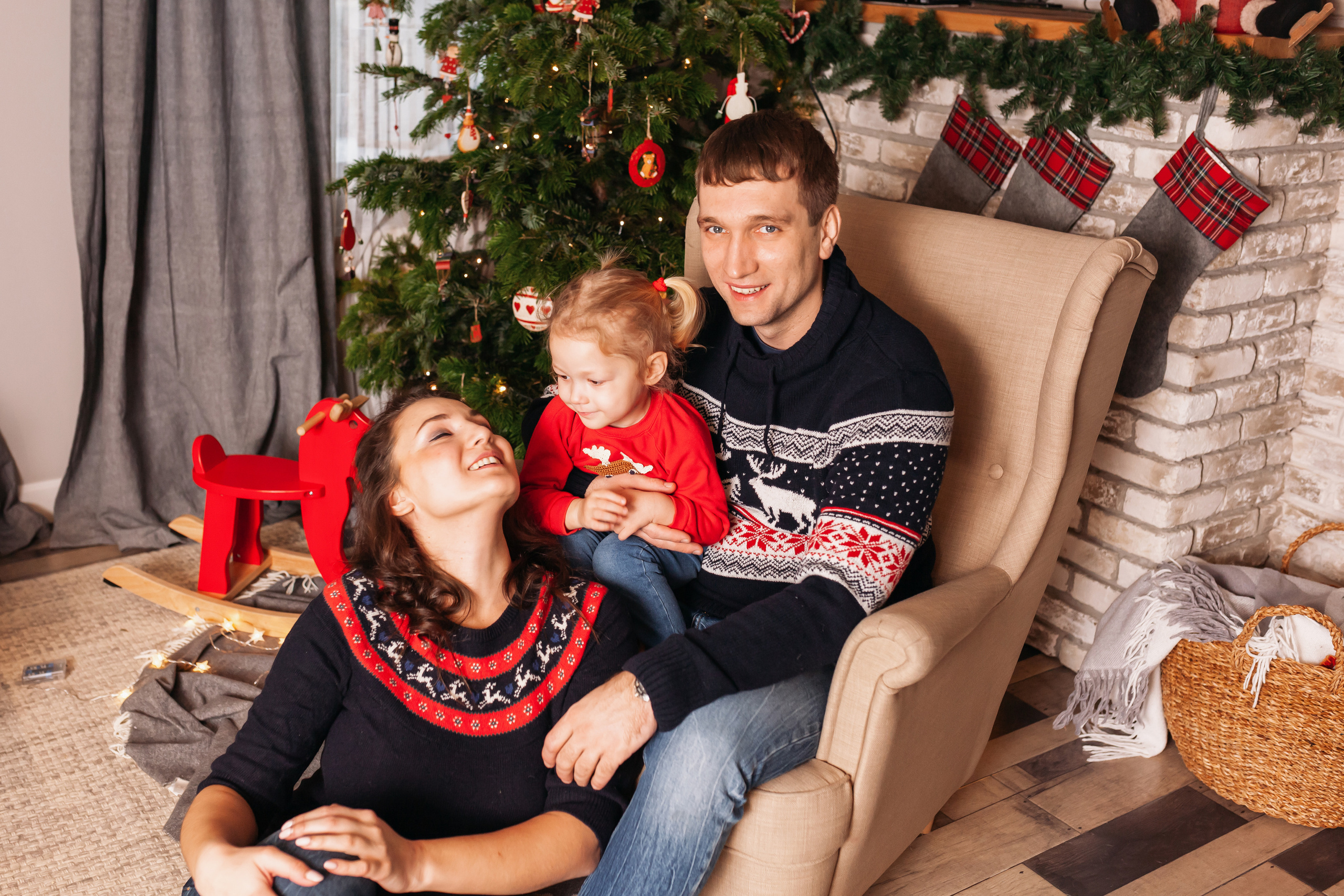 Новогодняя фотосессия в Домодедово. Фотограф новорожденных Москва, Домодедово