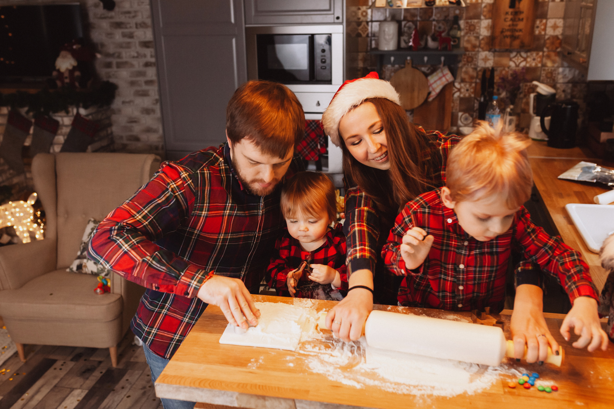 Новогодняя фотосессия в Видном. Фотограф новорожденных Москва, Домодедово