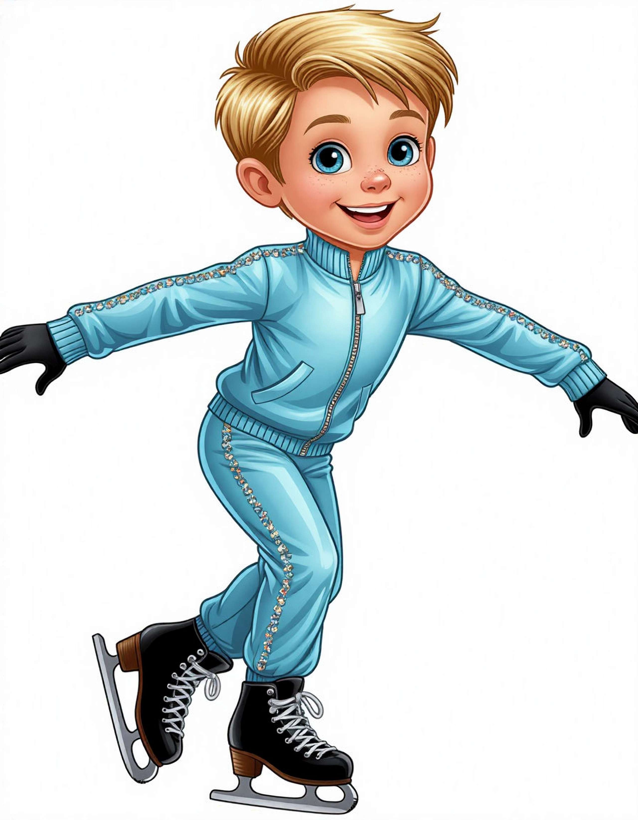 ФК мальчики на белом фоне. Фигурное катание для взрослых и детей на Васильевском 🌟