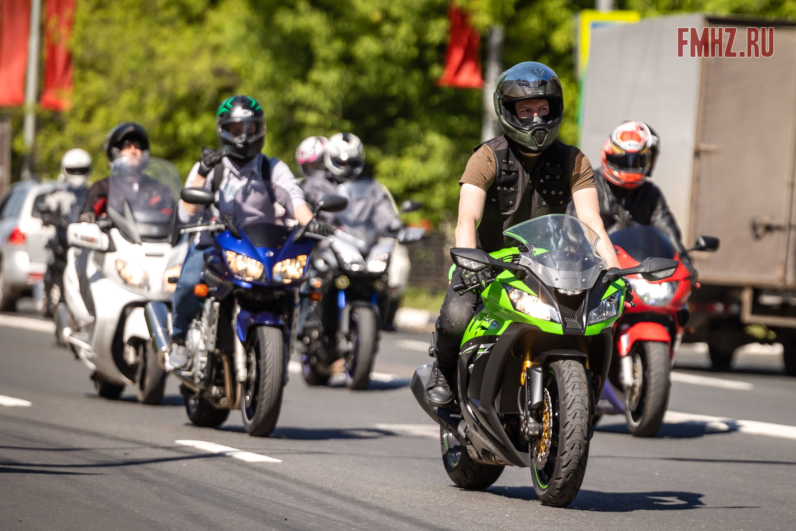 Открытие мотосезона Мотоциклистов г. Домодедово 25.05.24. Фотограф Владимир Охрименко