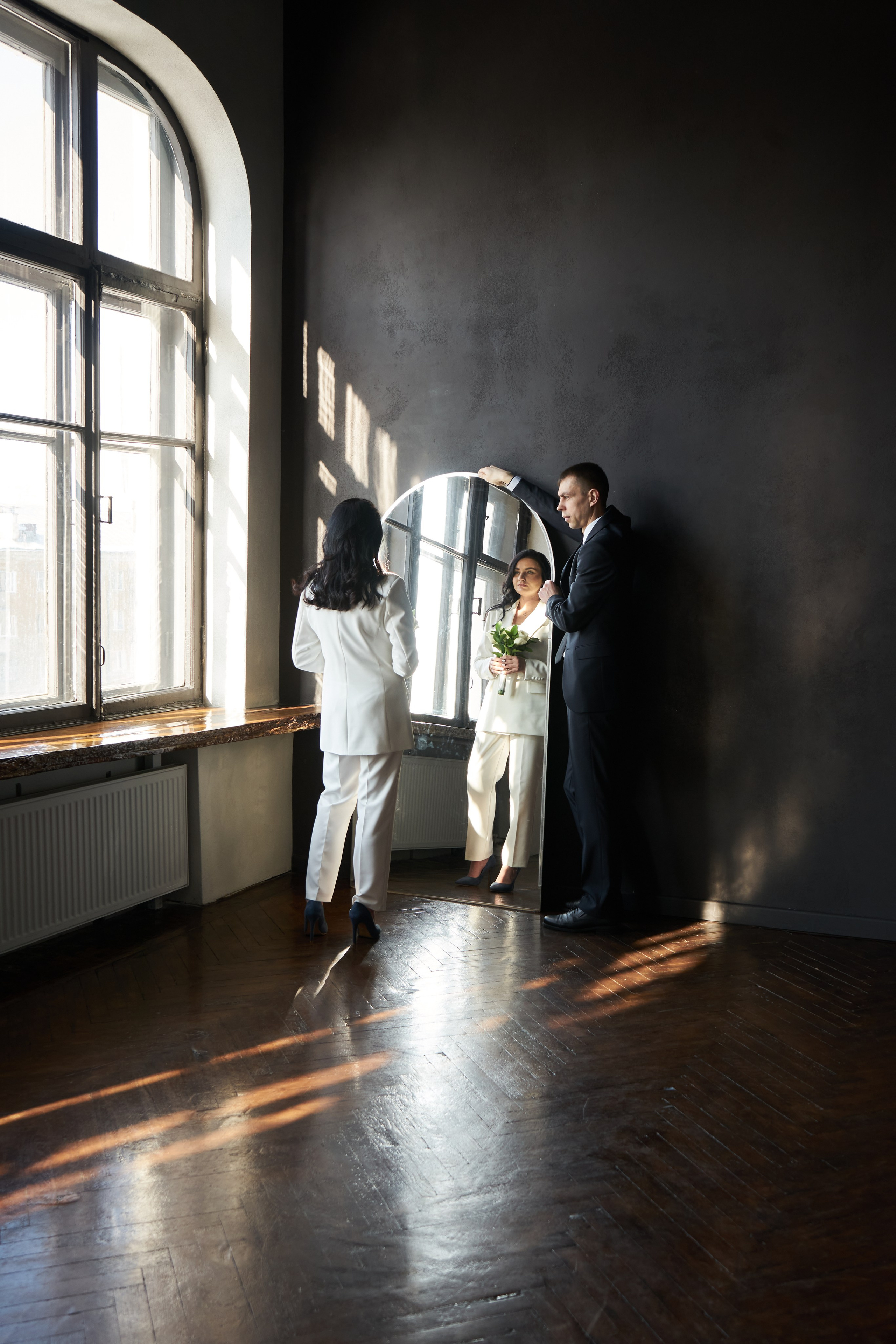 Свадебная фотосессия в студии. Фотограф Екатеринбург Кокшарова Александра