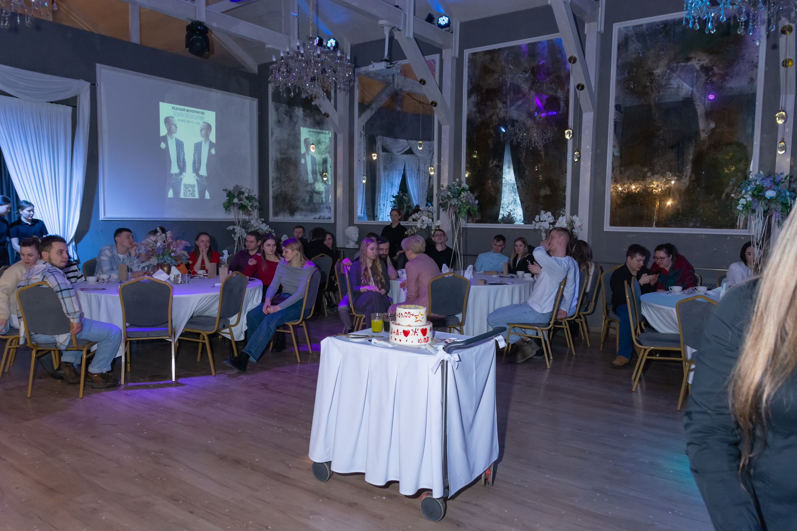 Свадебное чаепитие для молодоженов