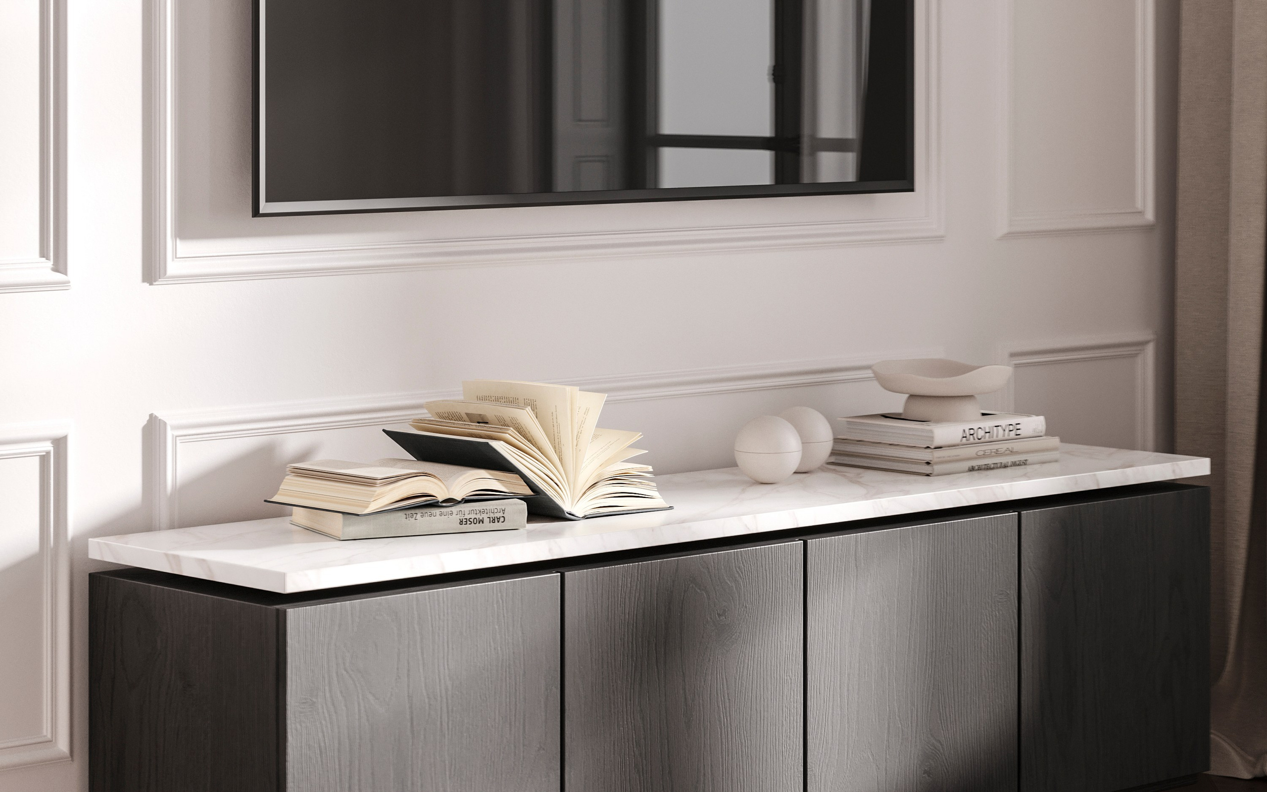 MODERN ELEGANCE | CONCEPTUAL PROJECT. Interior Visualization by Valerie Stetyukevich