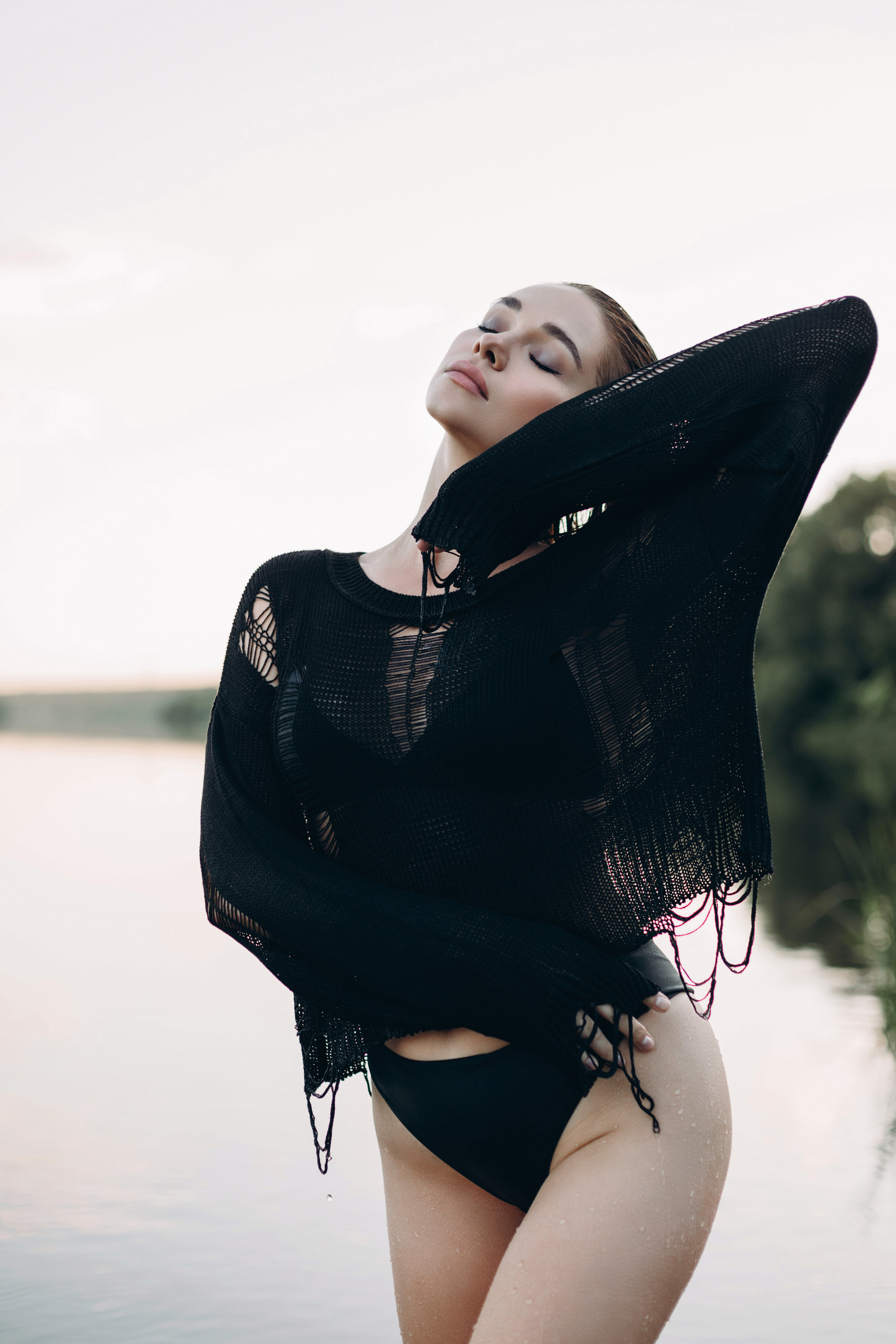 Ирина «The dark abyss». Фотограф Мария Щеголькова. Чувственный женский портрет