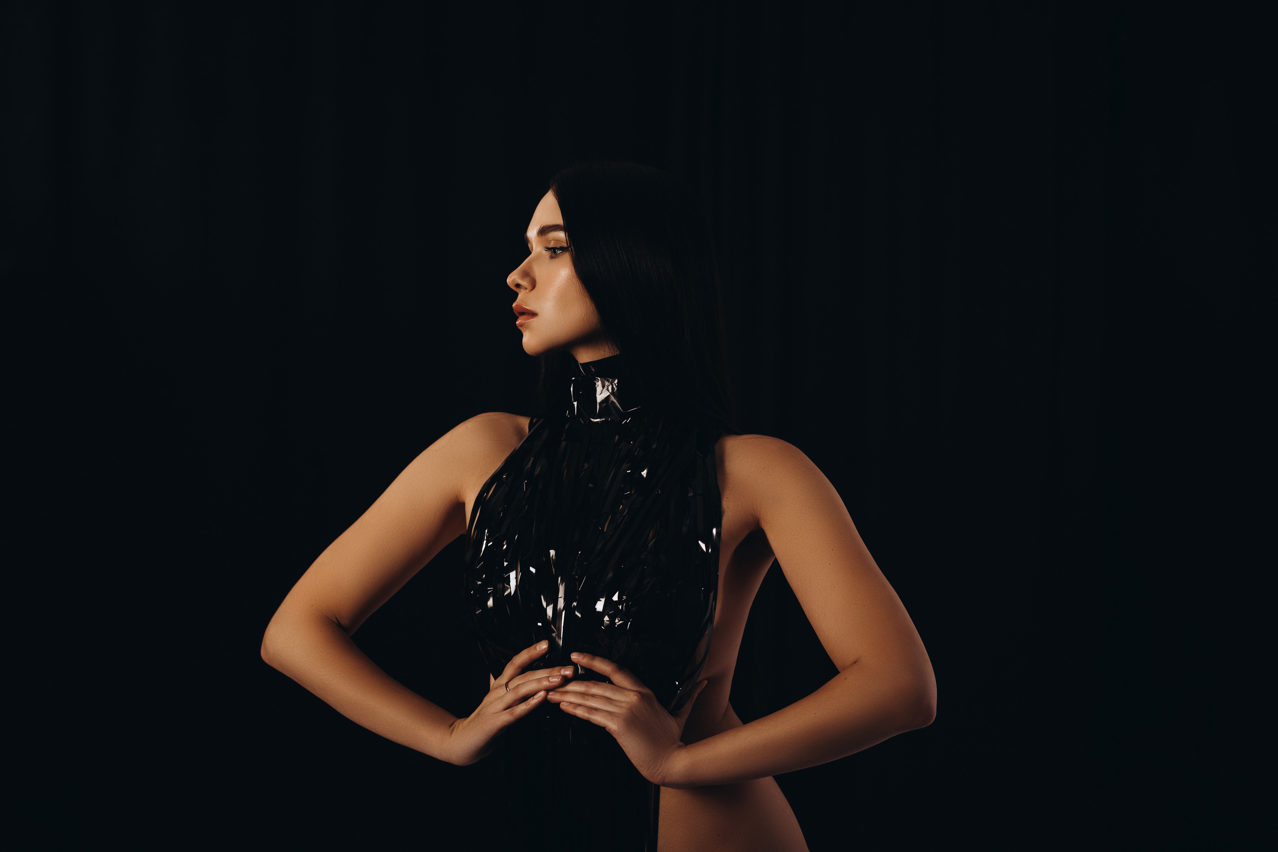 Ирина «Dark rain dress». Фотограф Мария Щеголькова. Чувственный женский портрет