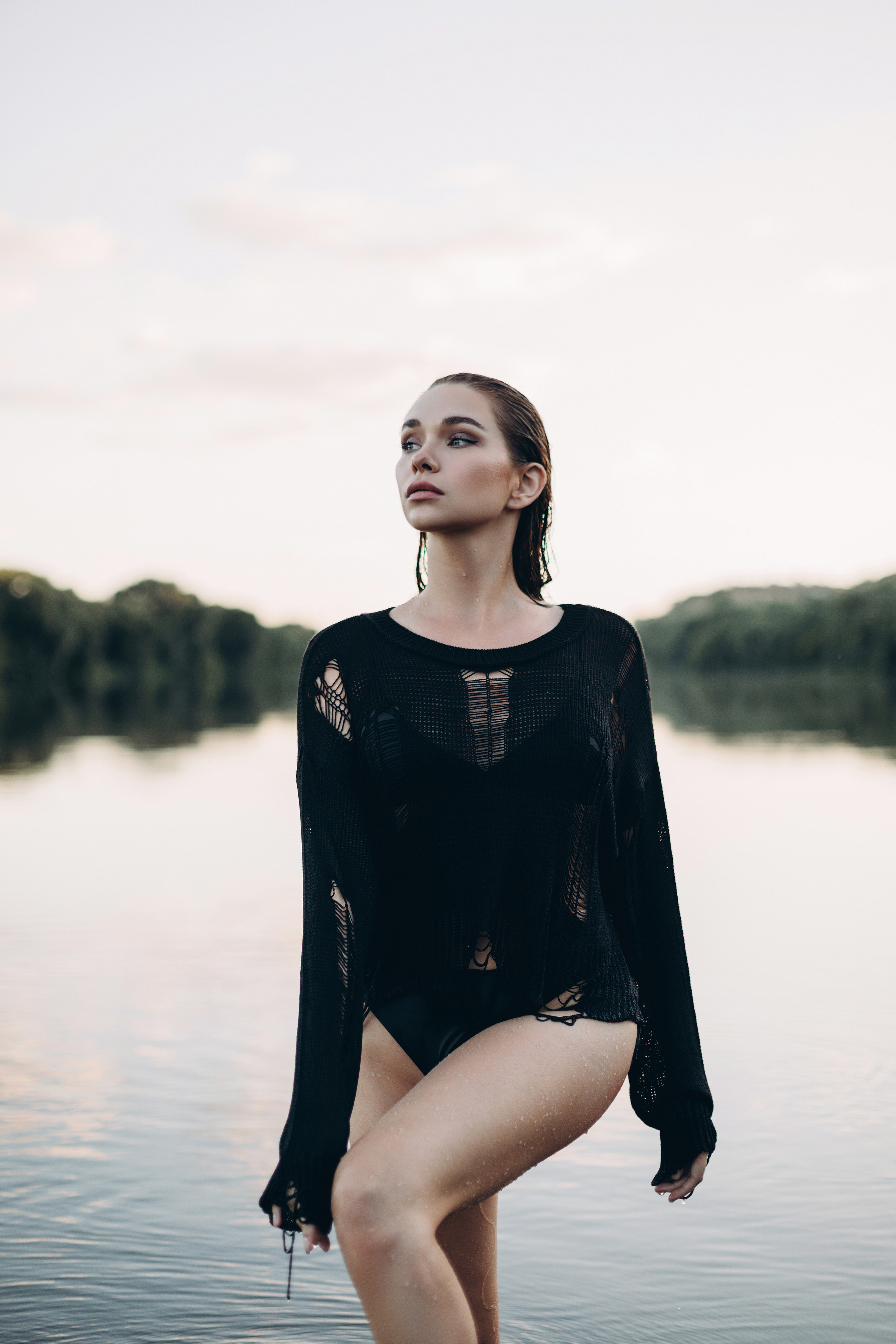 Ирина «The dark abyss». Фотограф Мария Щеголькова. Чувственный женский портрет