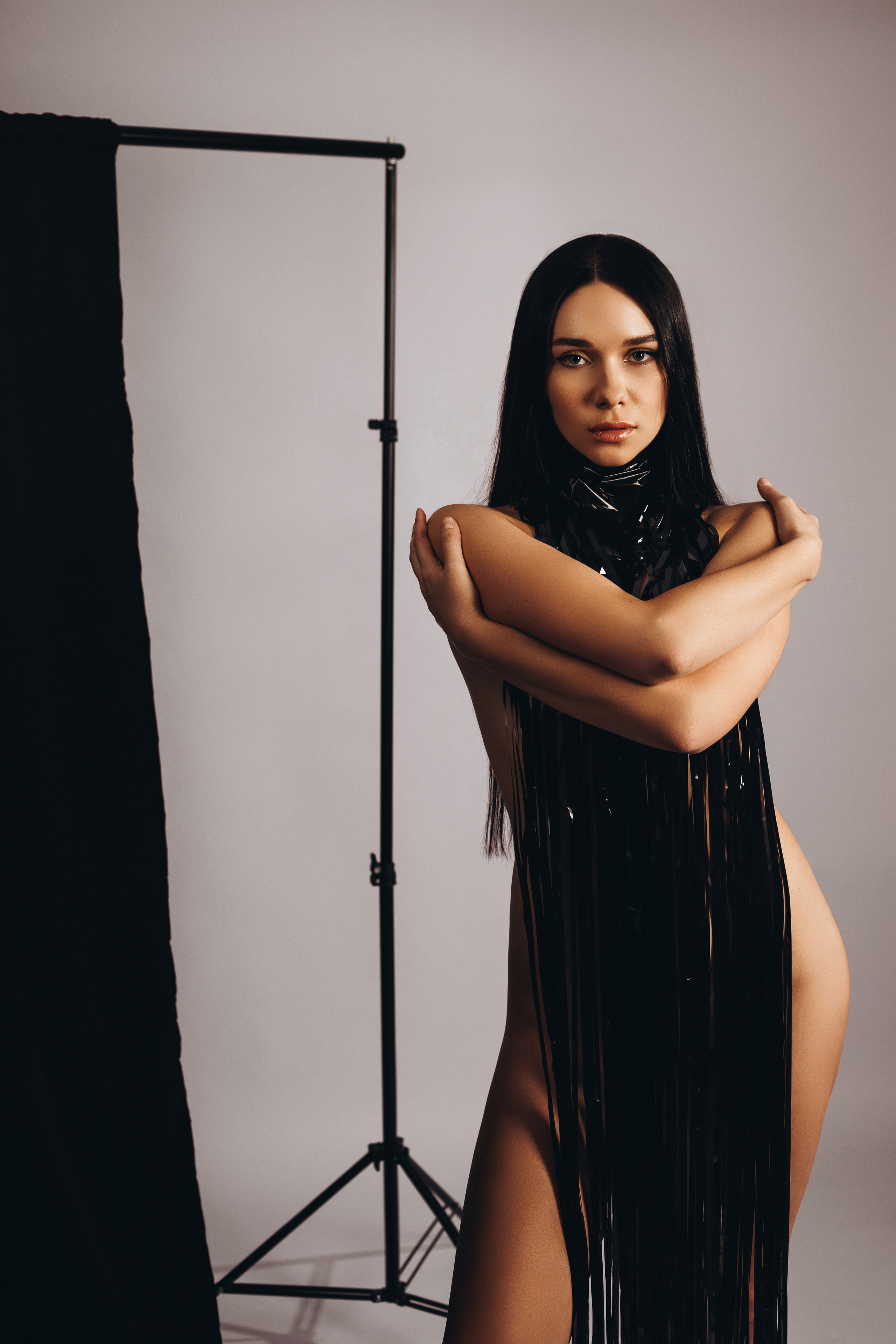 Ирина «Dark rain dress». Фотограф Мария Щеголькова. Чувственный женский портрет